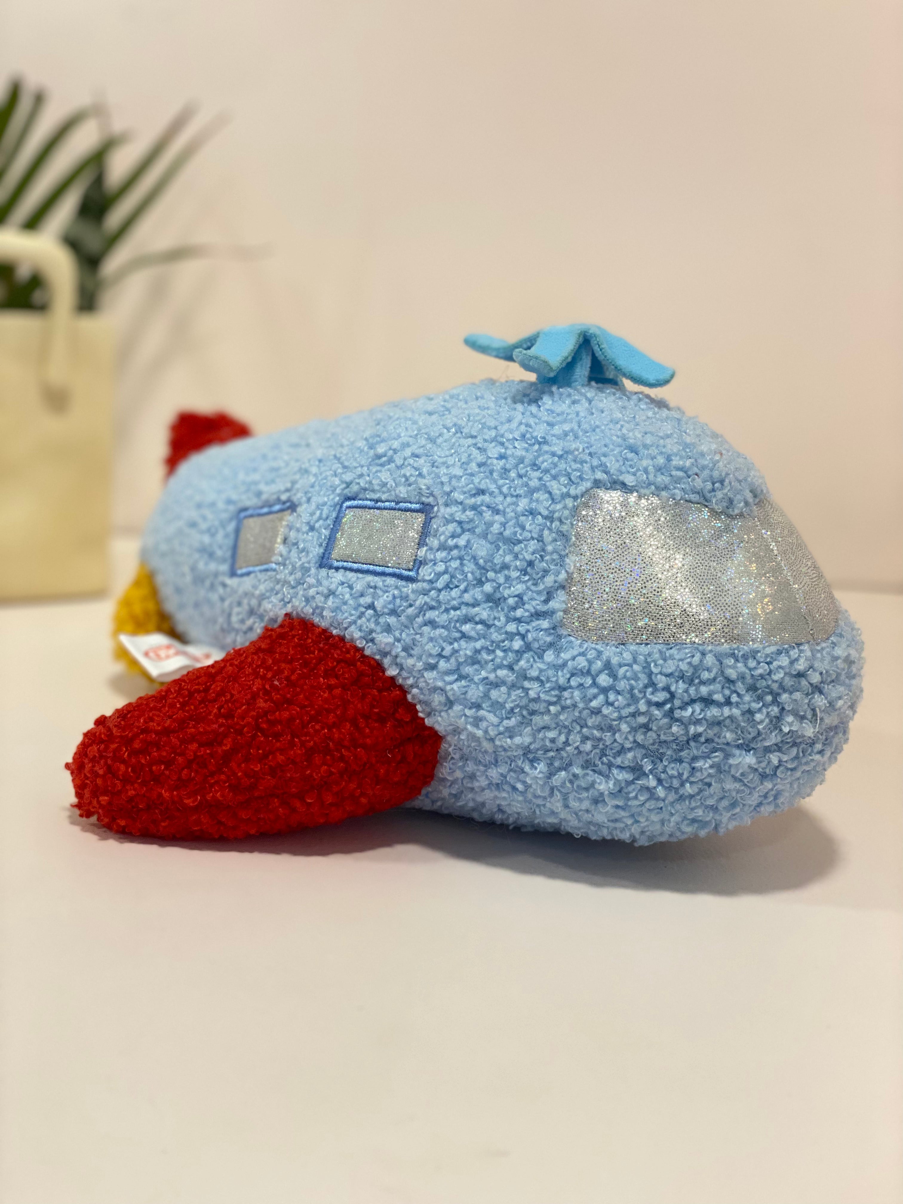 Bouclé Retro Airplane Plush Toy