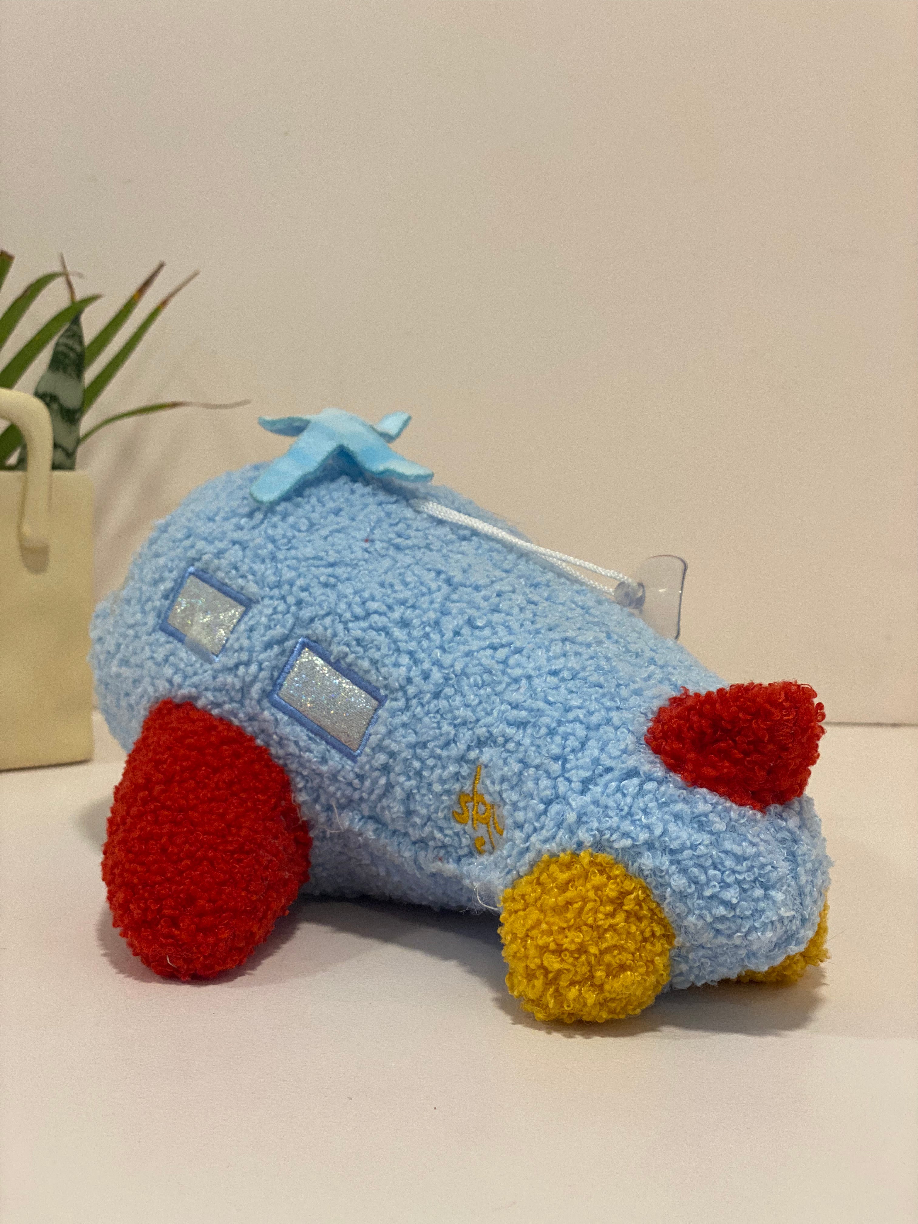 Bouclé Retro Airplane Plush Toy