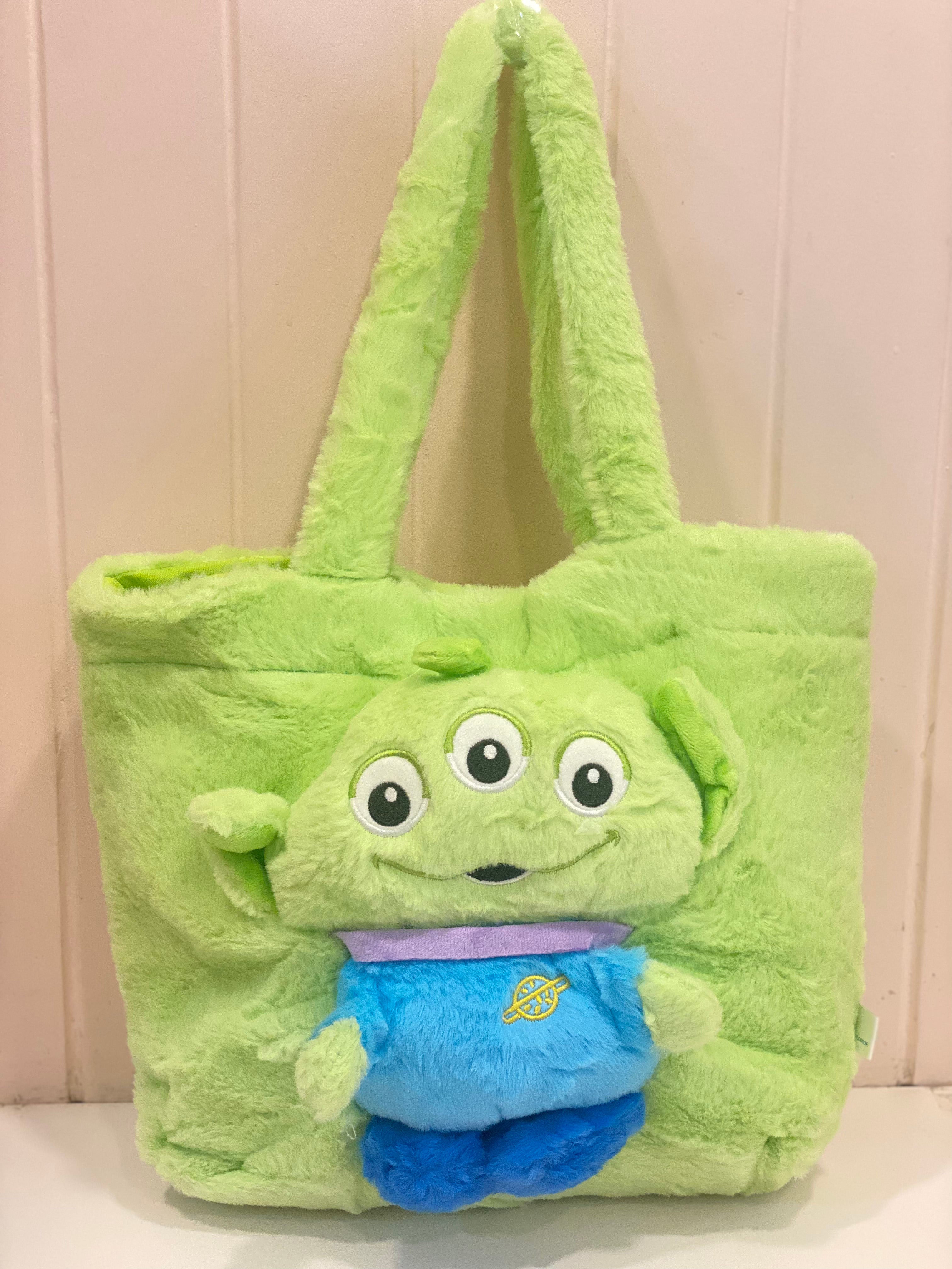 Cozy Character Plush Tote Bag