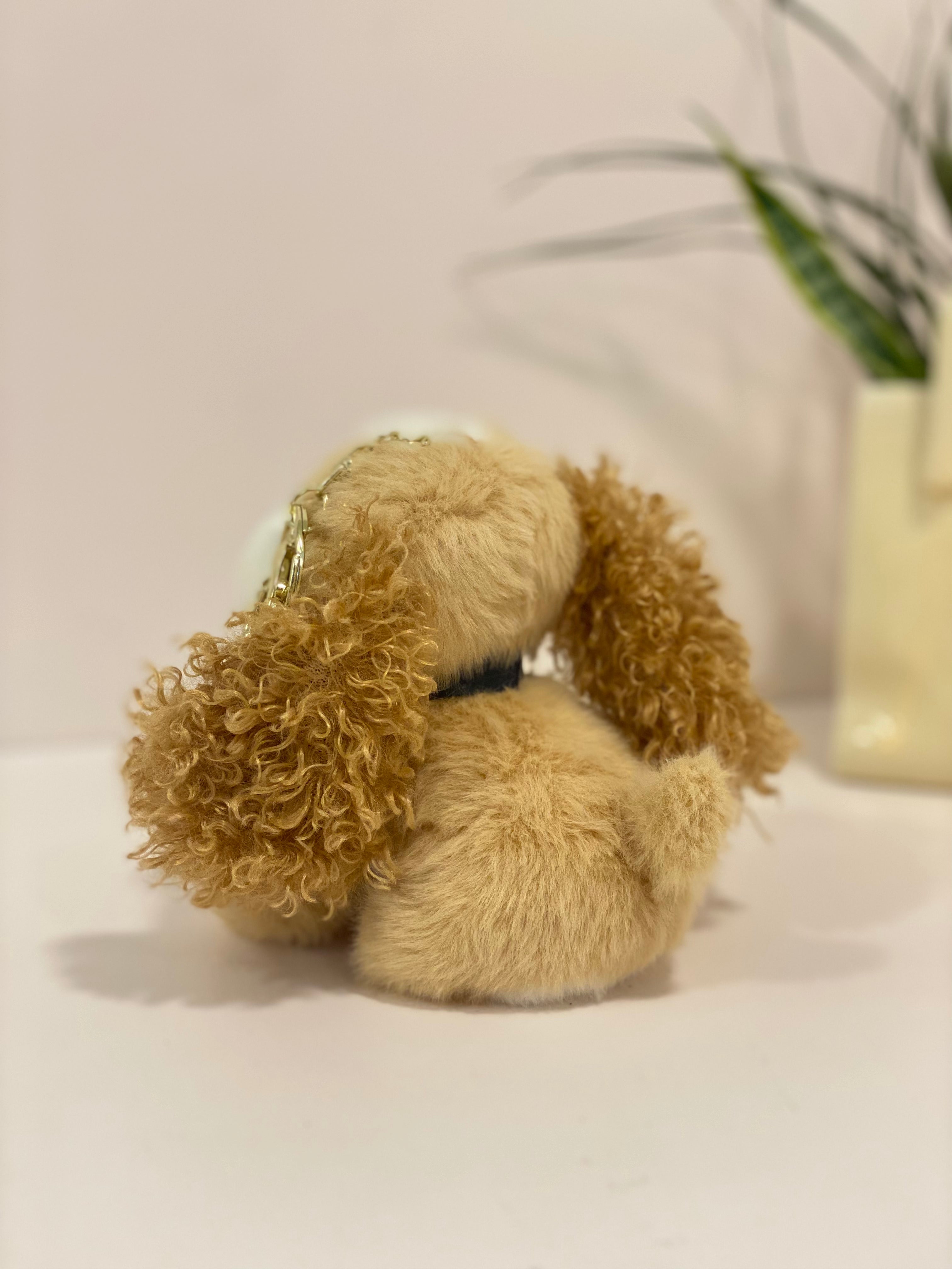 Curly-Eared Spaniel Plush Bag Charm