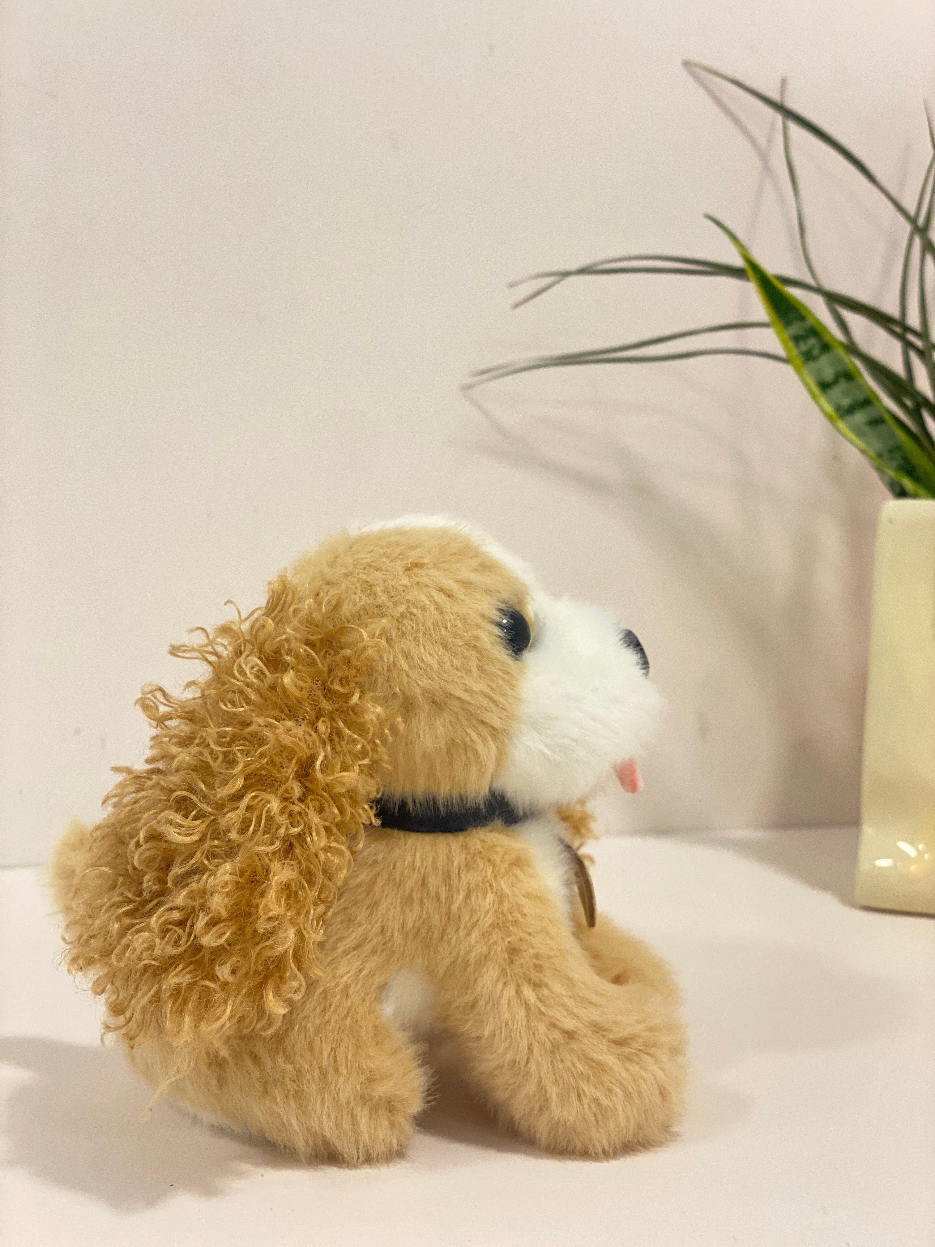 Curly-Eared Spaniel Plush Bag Charm