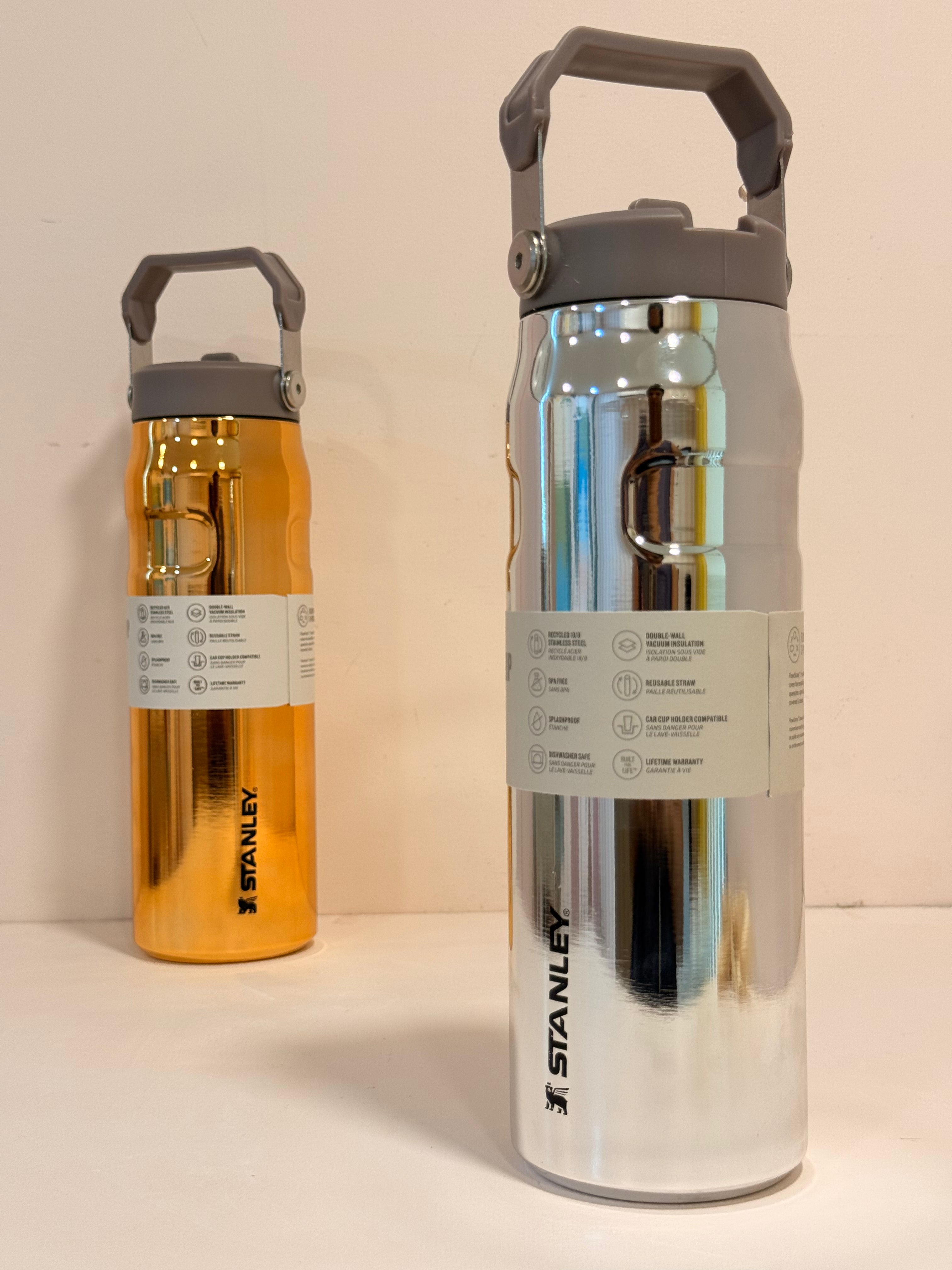 Stanley Metallic Chrome Insulated Flip-Straw Water Bottle