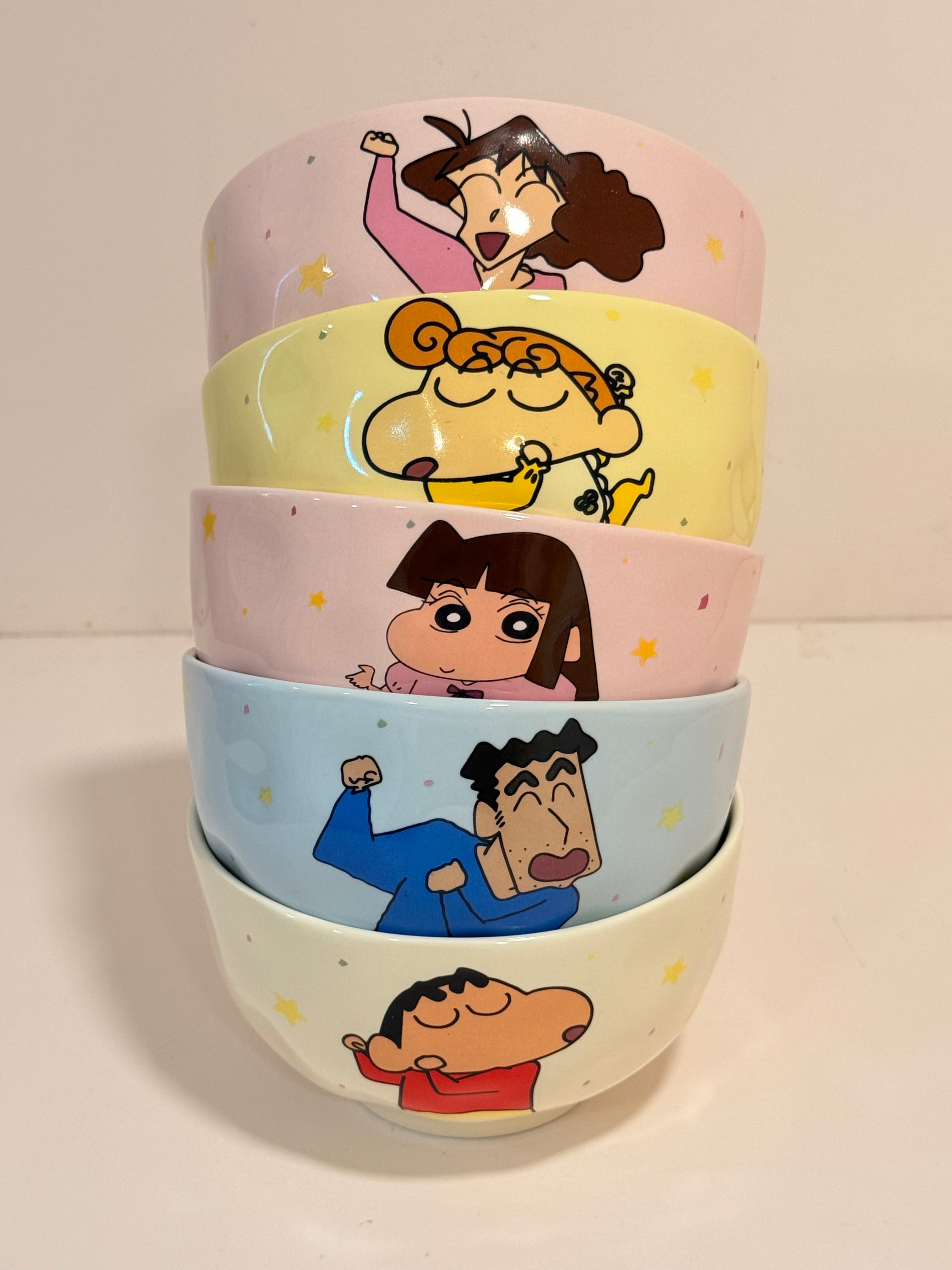 Pastel Shinchan Ceramic Character Bowl