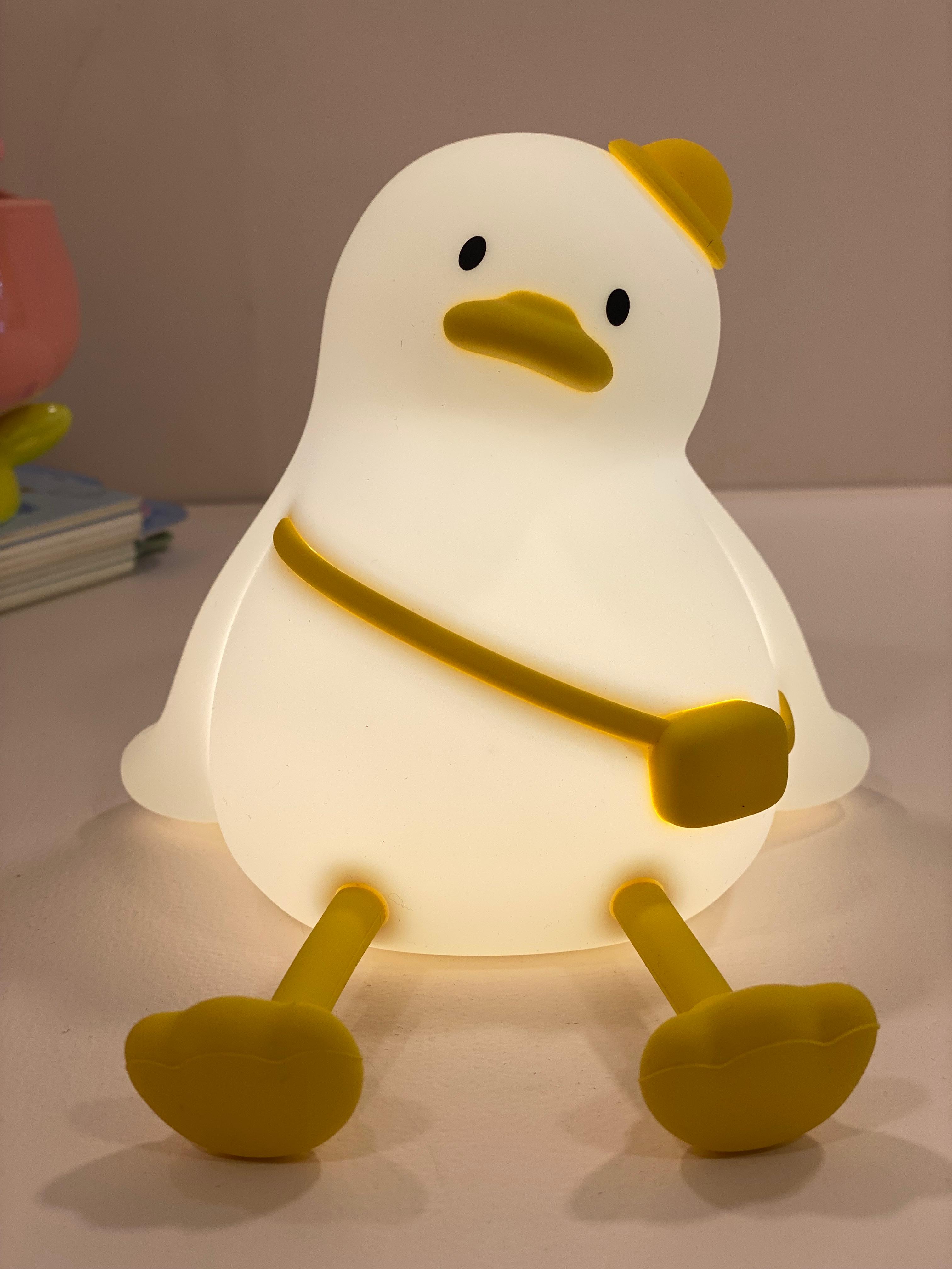 Squishy Silicone Touch Lamp – Cute Rechargeable Night Light