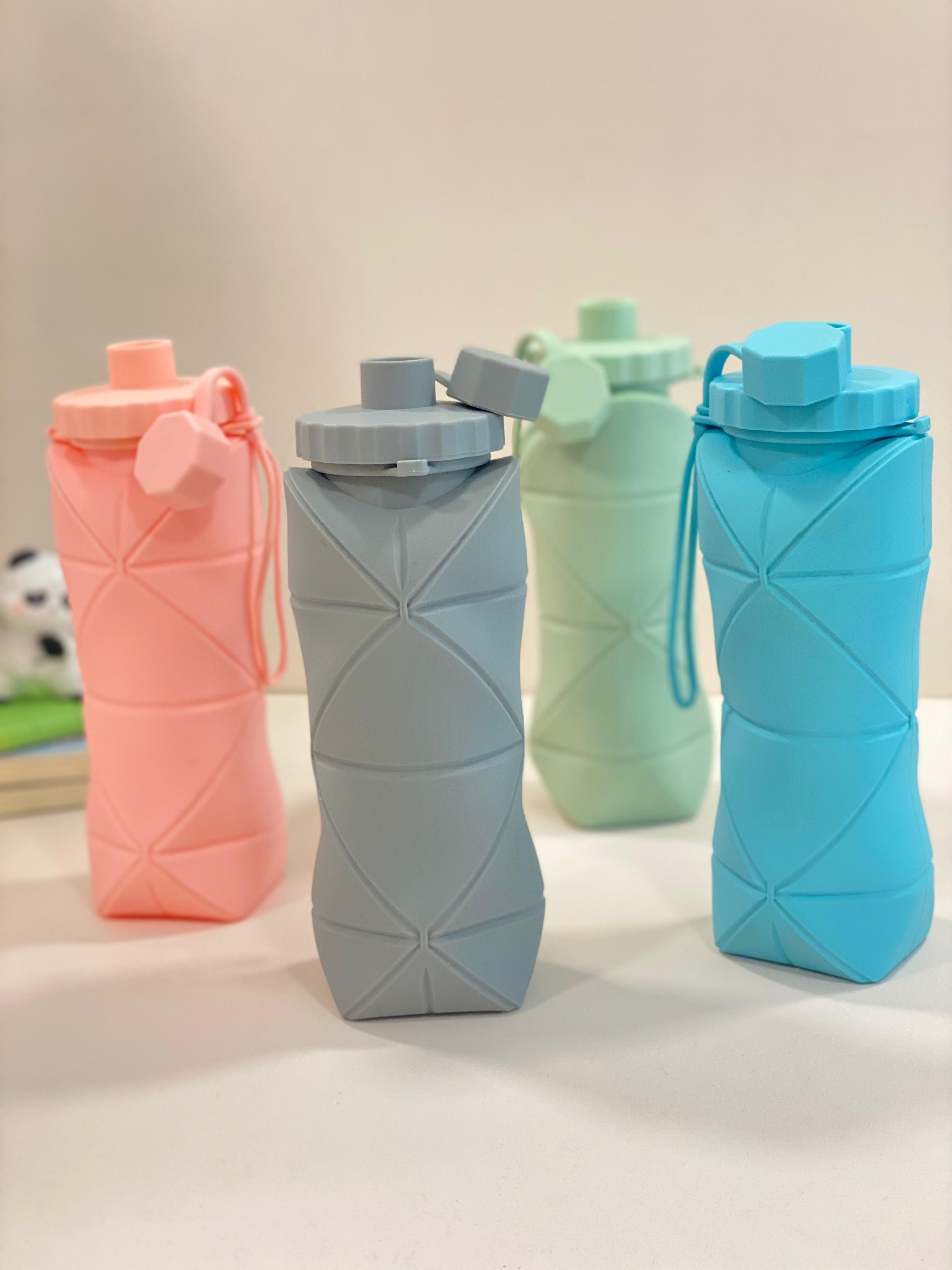 FlexFold Collapsible Silicone Water Bottle | Lightweight, Leak-Proof & Travel Friendly