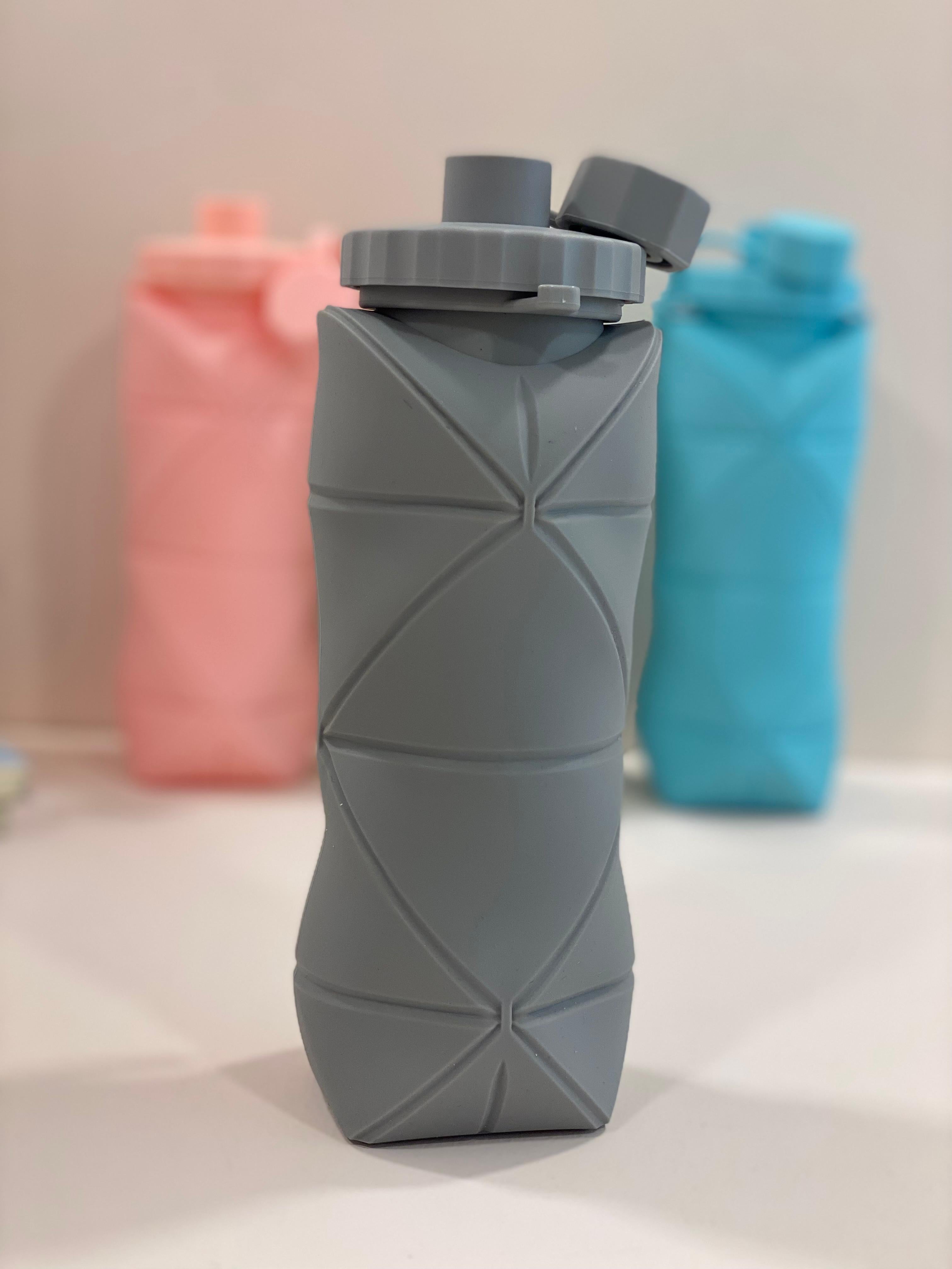 FlexFold Collapsible Silicone Water Bottle | Lightweight, Leak-Proof & Travel Friendly