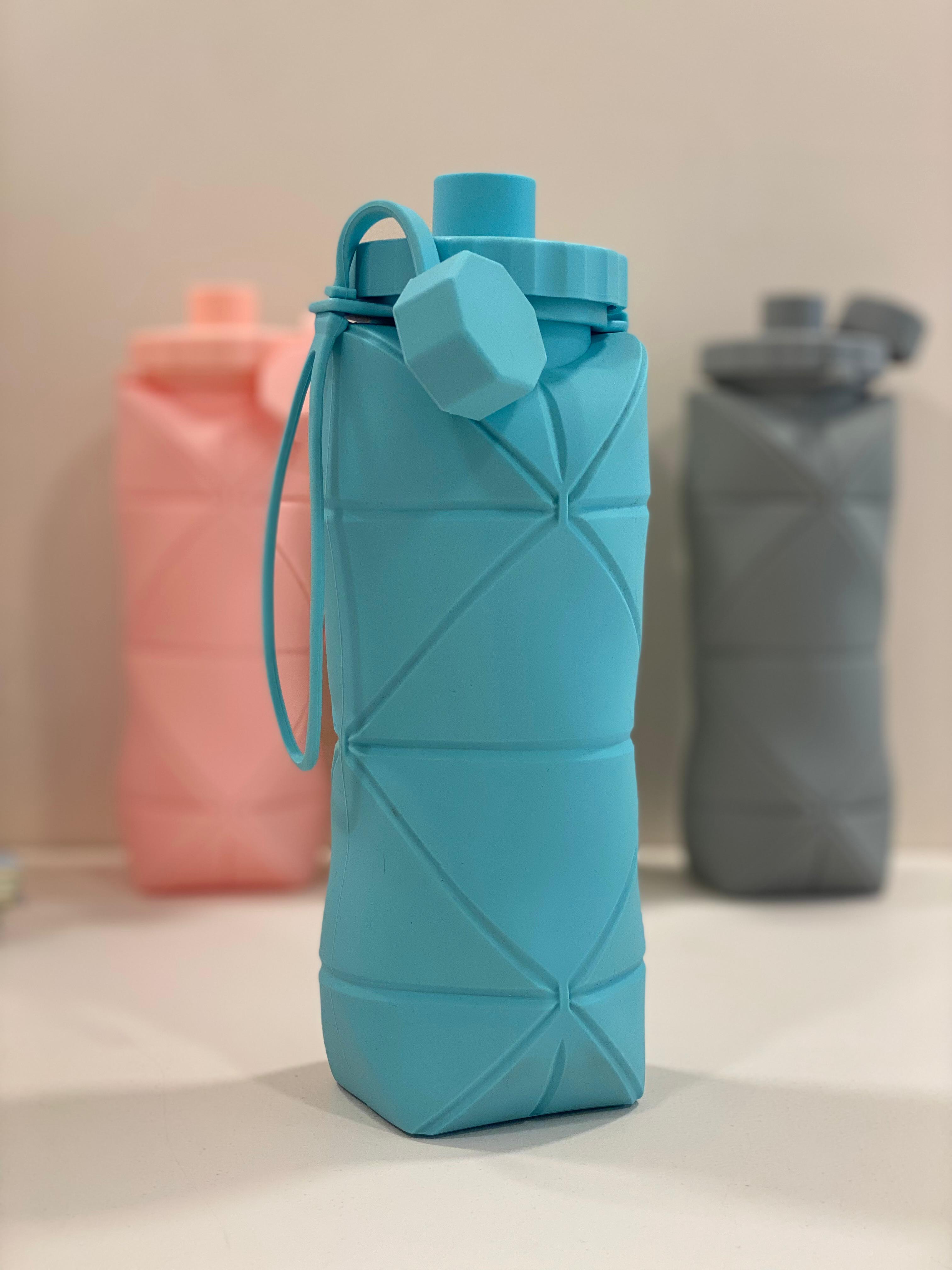 FlexFold Collapsible Silicone Water Bottle | Lightweight, Leak-Proof & Travel Friendly