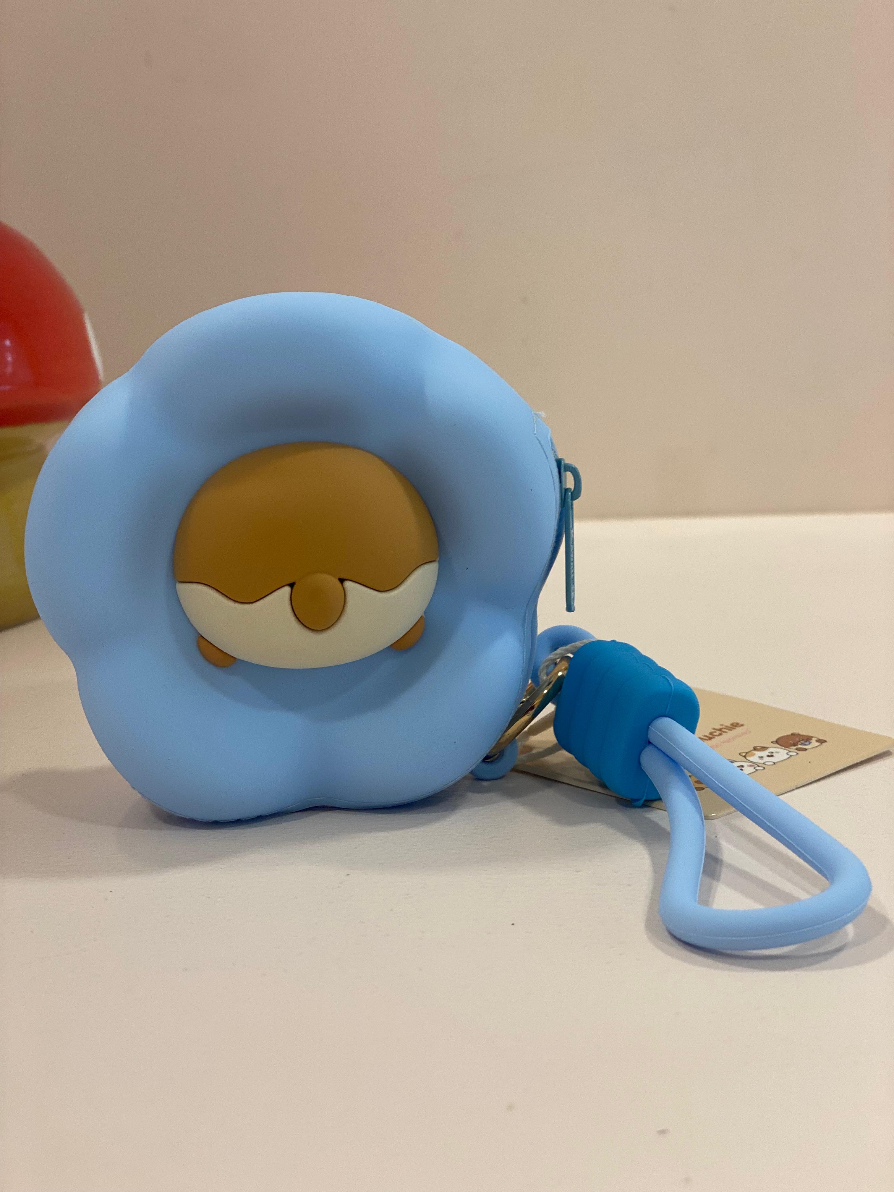 Cute Silicone Flower Coin Pouch with Keychain | Mini Coin Purse for Kids & Adults