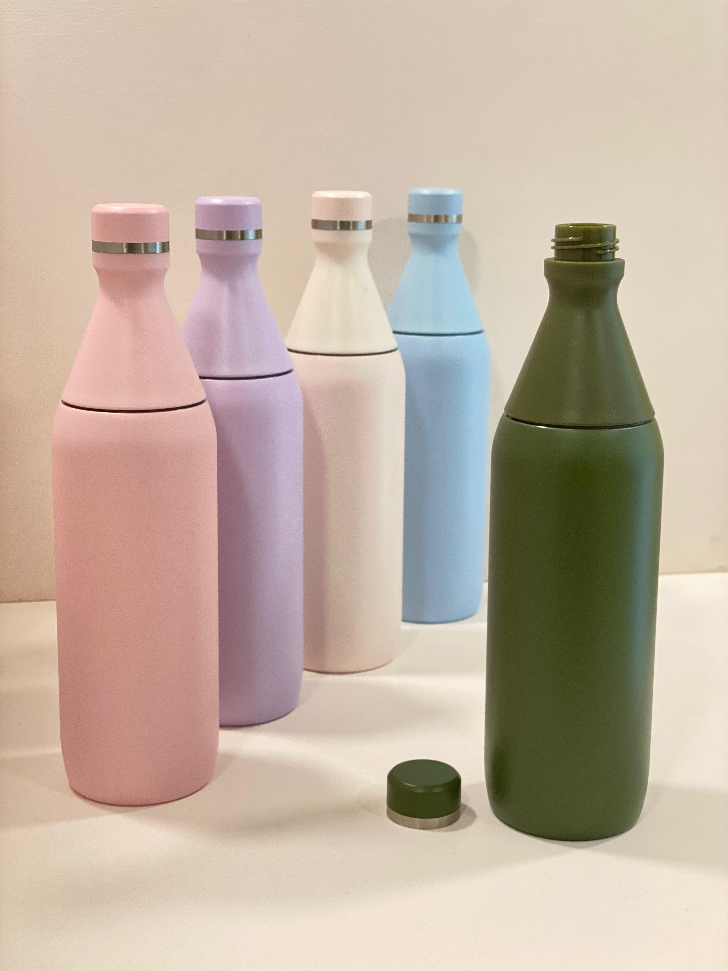 Pastel Stainless Steel Insulated Water Bottle (Leak-Proof, Reusable, Pastel Colours)