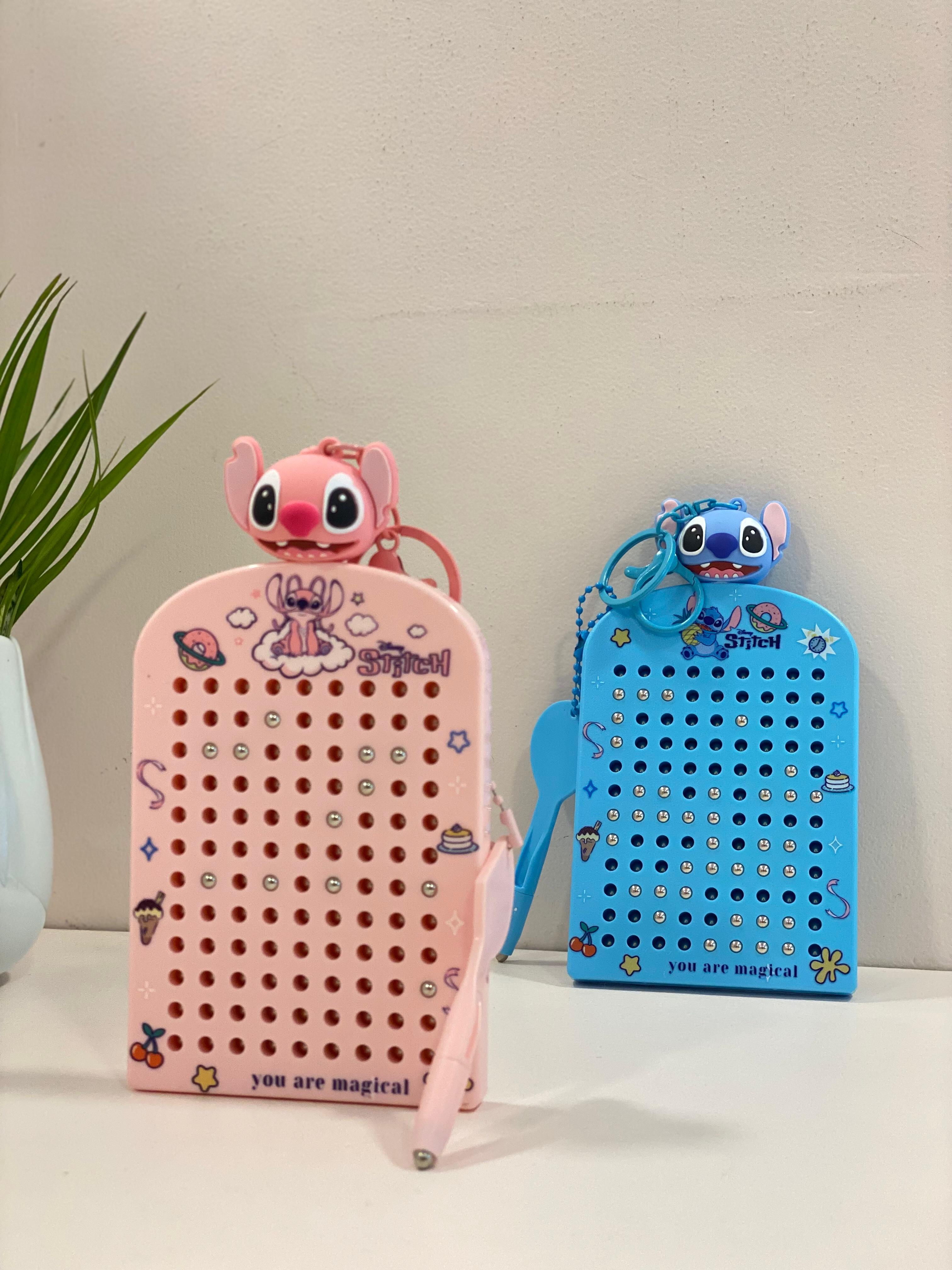 Cute Cartoon Peg Board Puzzle Toy with Stylus – Portable Kids Learning & Creativity Game