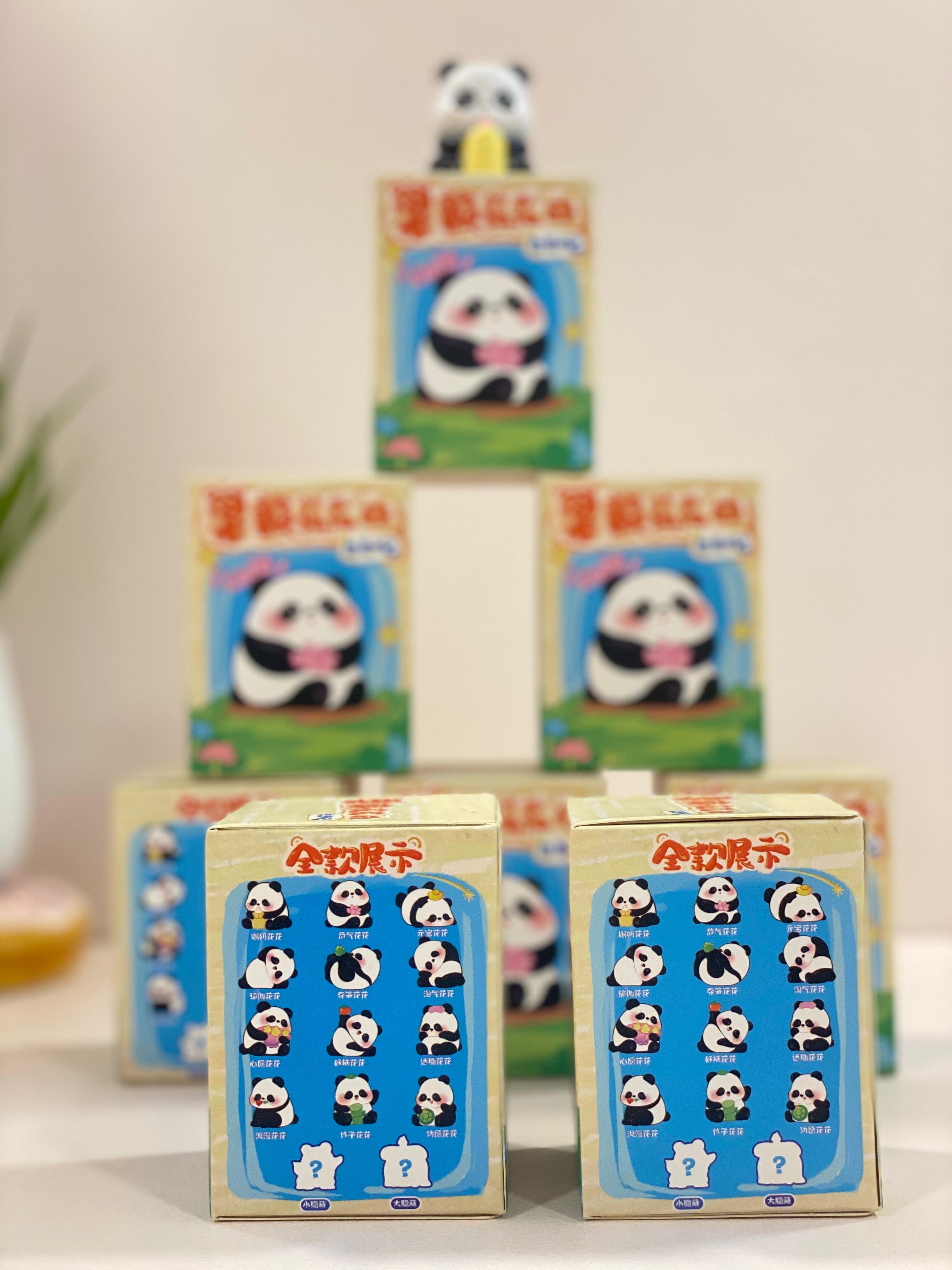 Cute Panda Blind Box Mini Figurines – Kawaii Collectible Panda Toys | Surprise Mystery Box Gift