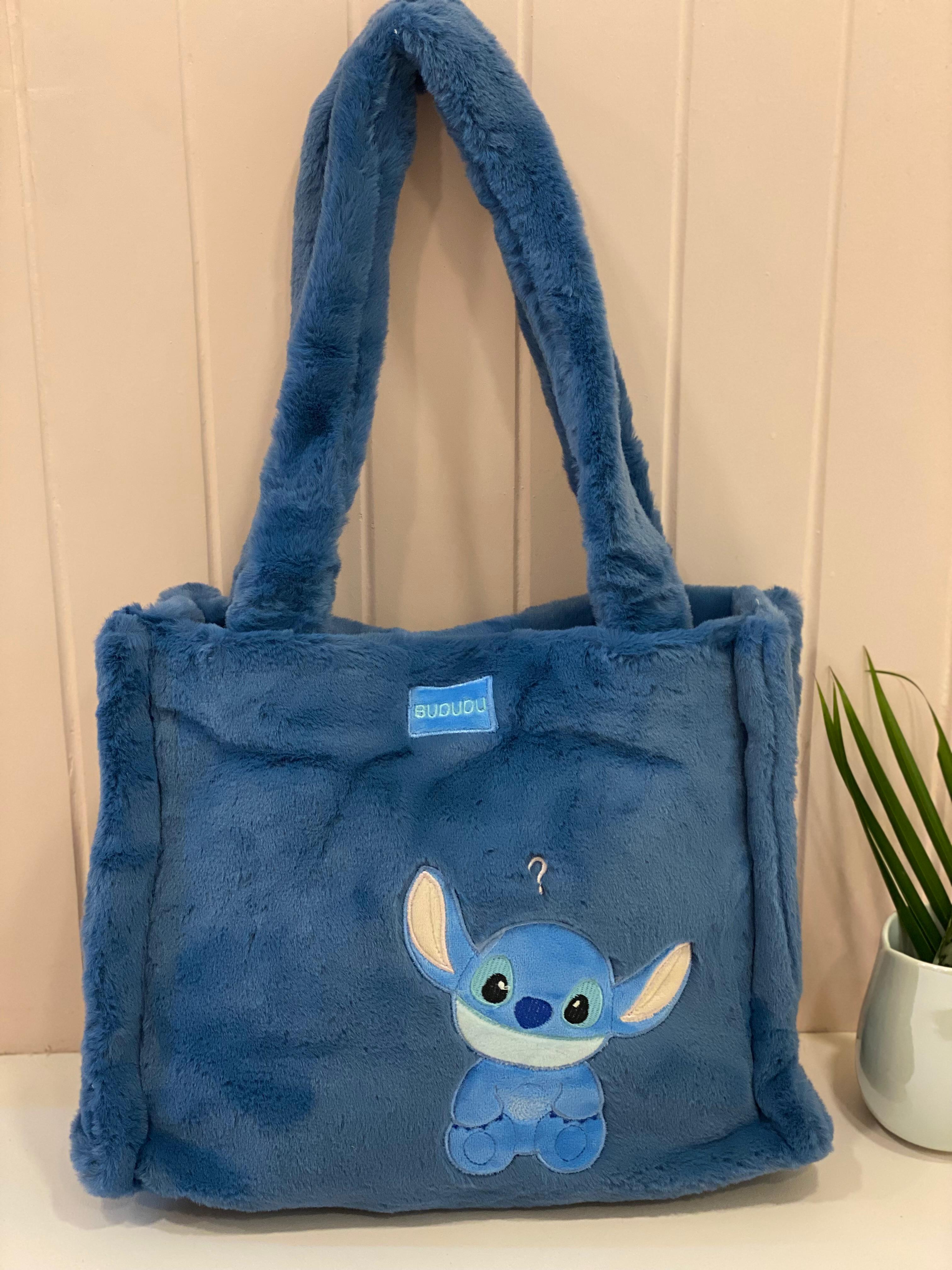 Cute Plush Tote Bag for Women & Girls | Soft Fur Cartoon Shoulder Bag | Kawaii Everyday Handbag