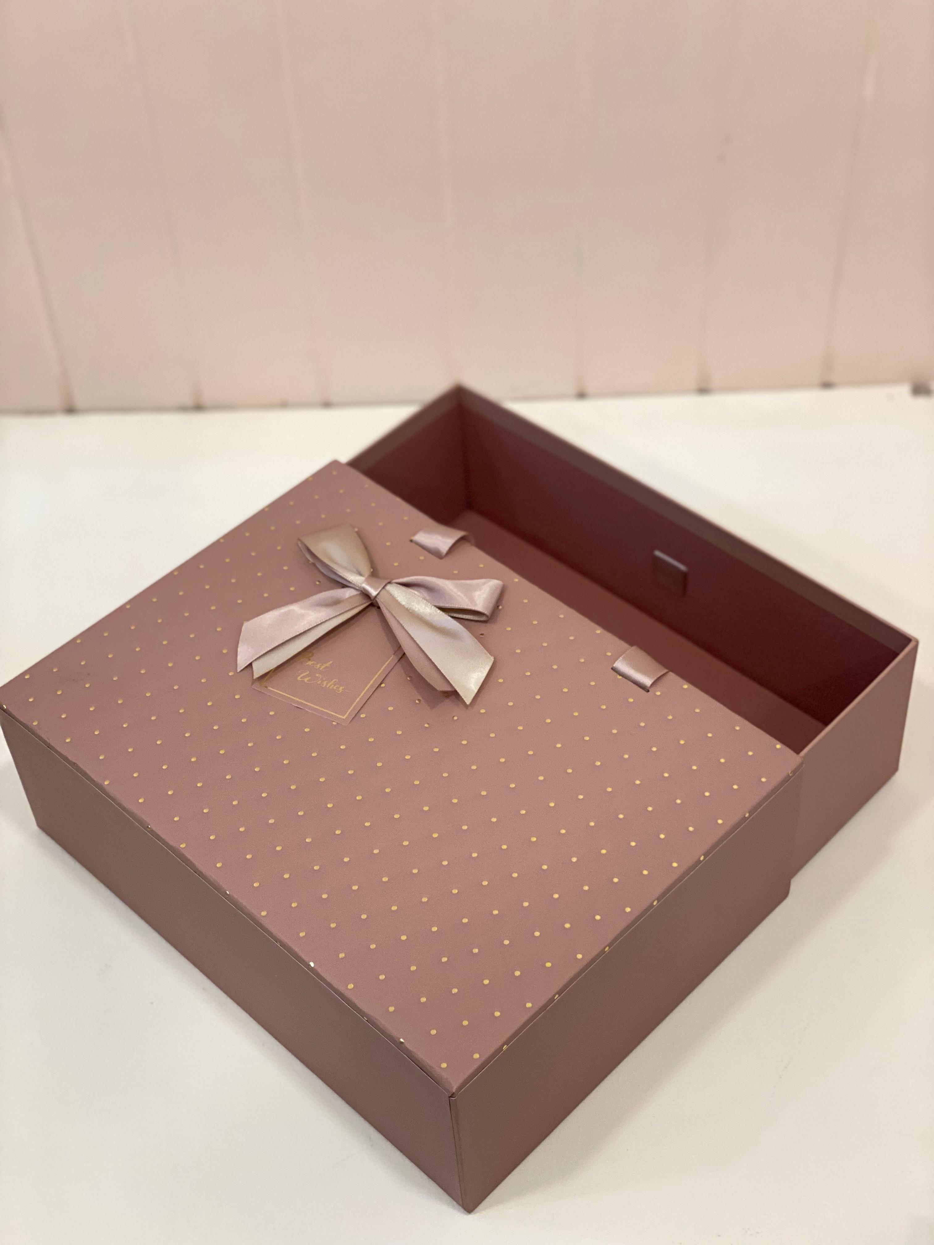 Luxury Ribbon Gift Storage Box with Handle – Premium Magnetic Gift Packaging Box | 3 Sizes & 3 Colors | Reusable Gift Hamper Box