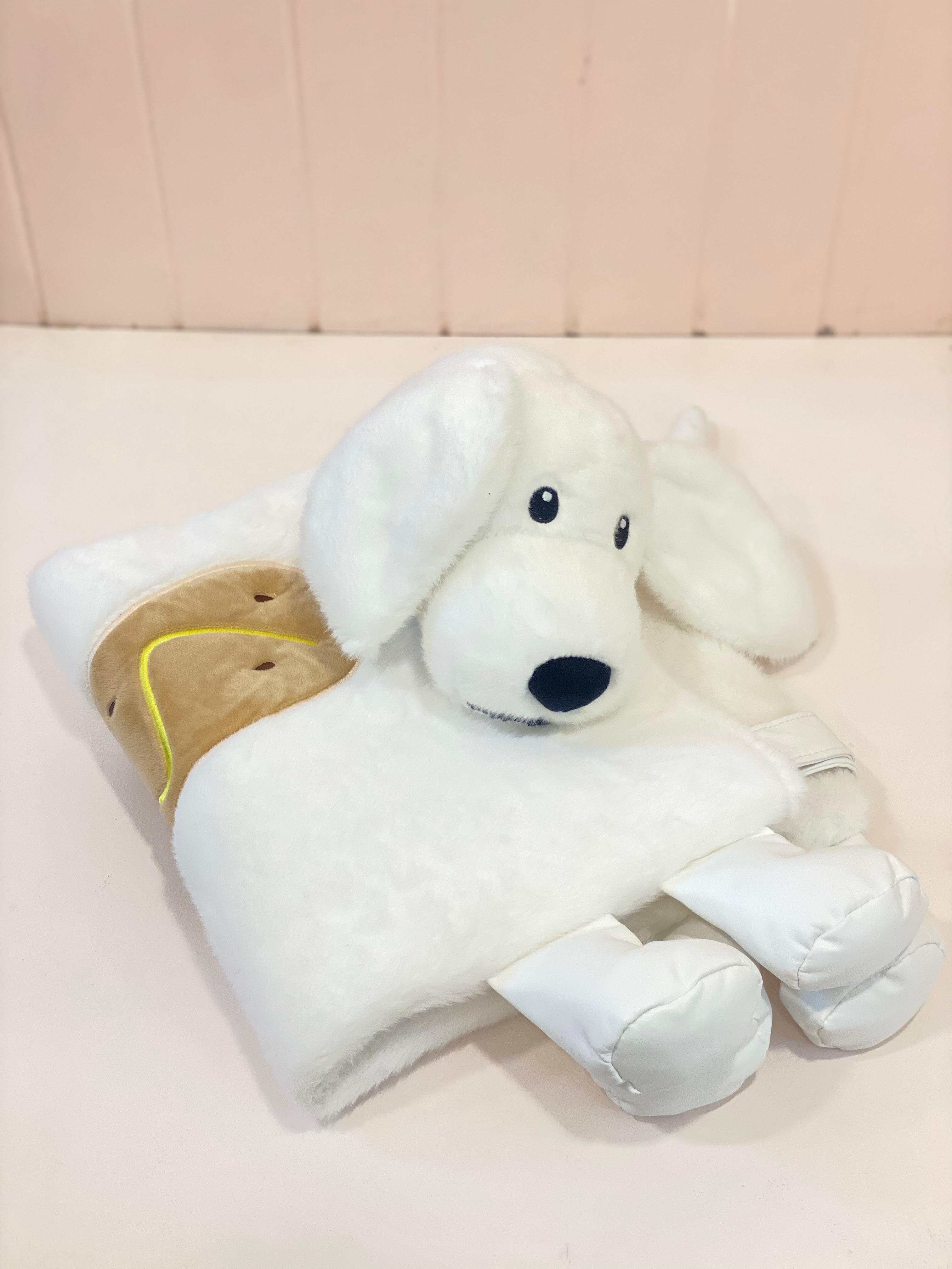 Cute Plush Animal Tote Bag – Soft Cartoon Puppy & Bunny Shoulder Bag | Kawaii Plush Handbag for Kids & Everyday Use