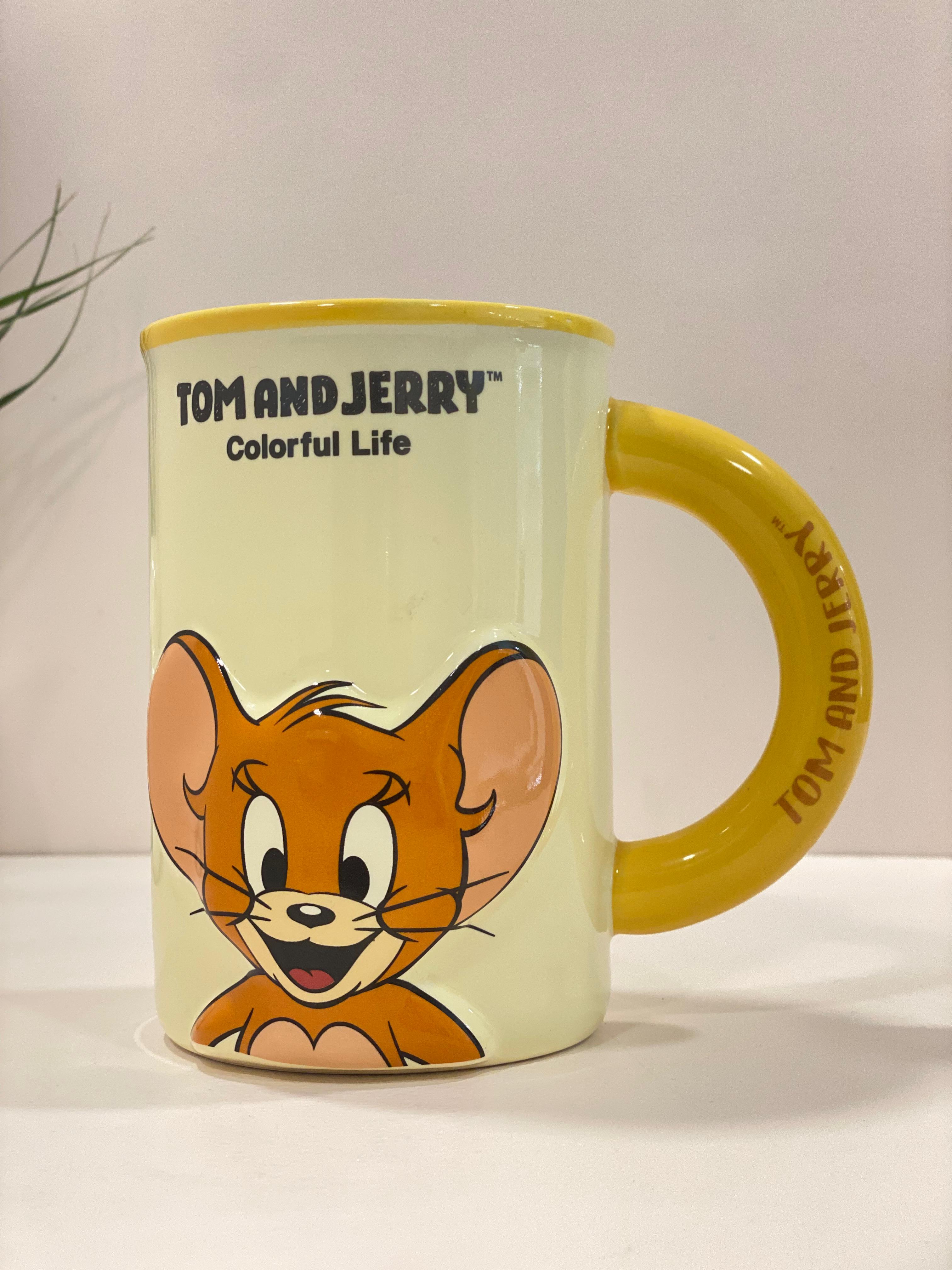 Cartoon Character Ceramic Mug – Stitch & Tom and Jerry Coffee Mug | Cute Aesthetic Tea Cup | Kids & Gift Mug