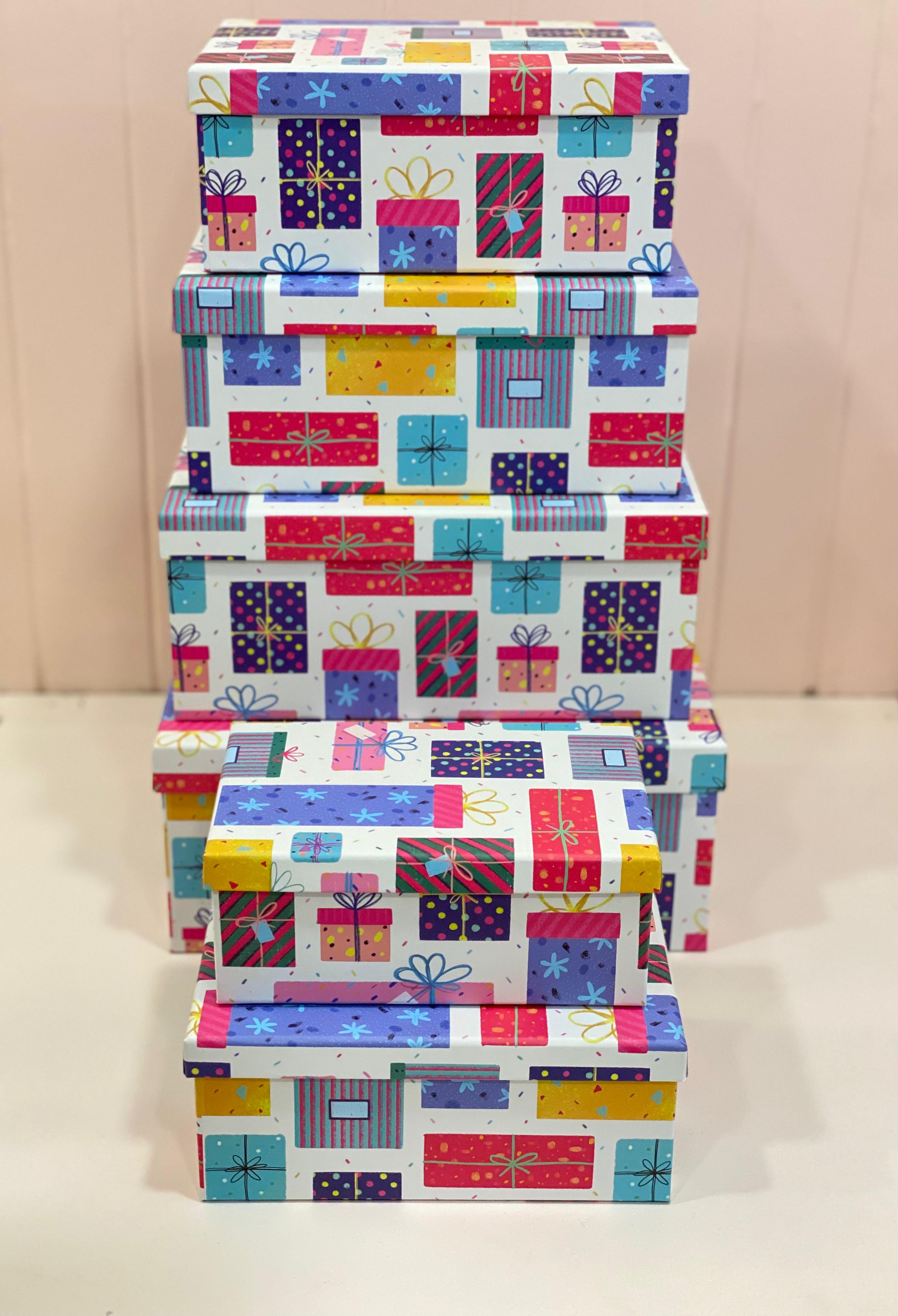 Decorative Gift Storage Box – Premium Printed Gift Packaging Box (Available in 10 Sizes & Multiple Designs)