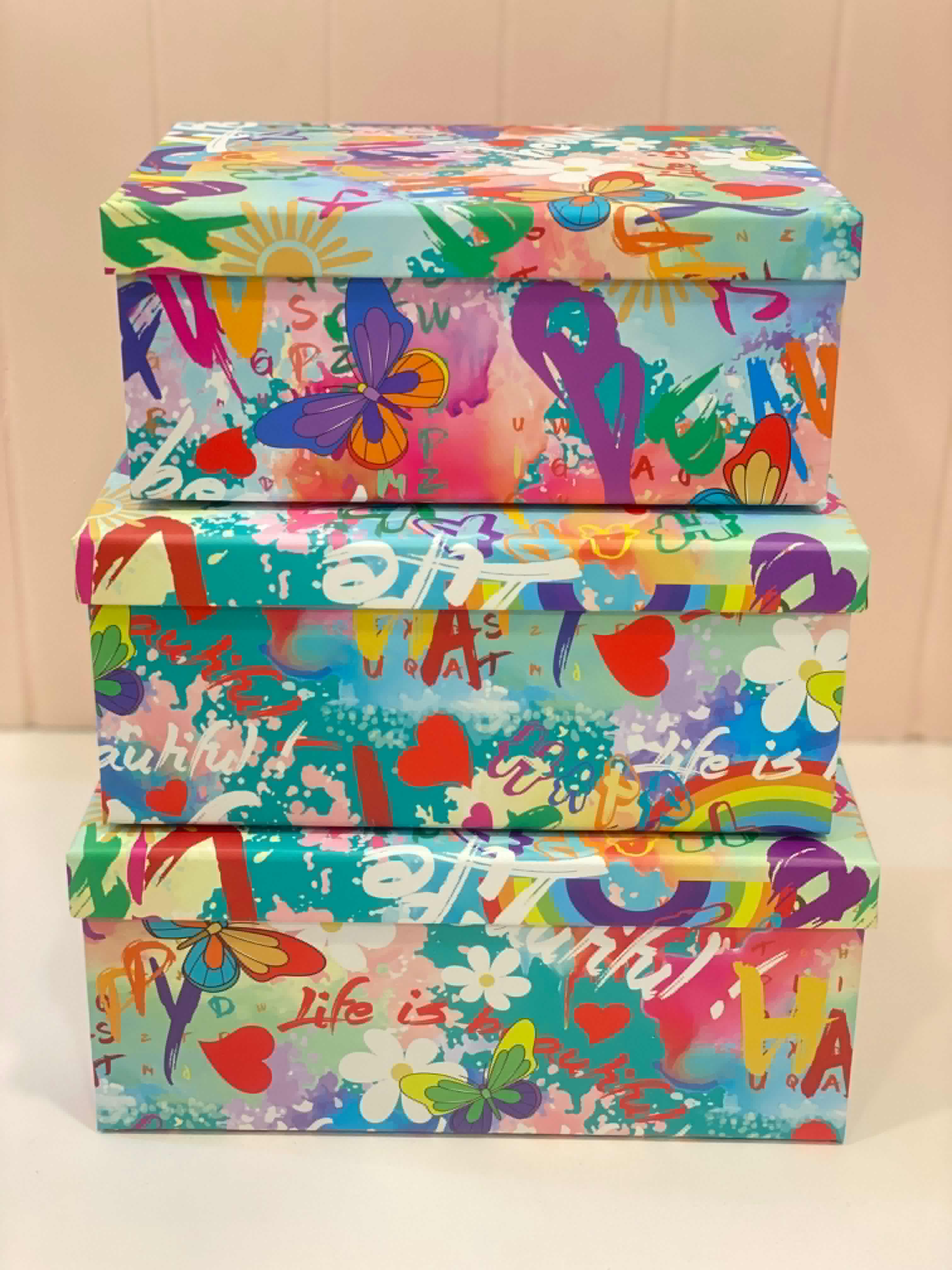 Decorative Gift Storage Box – Premium Printed Gift Packaging Box (Available in 10 Sizes & Multiple Designs)