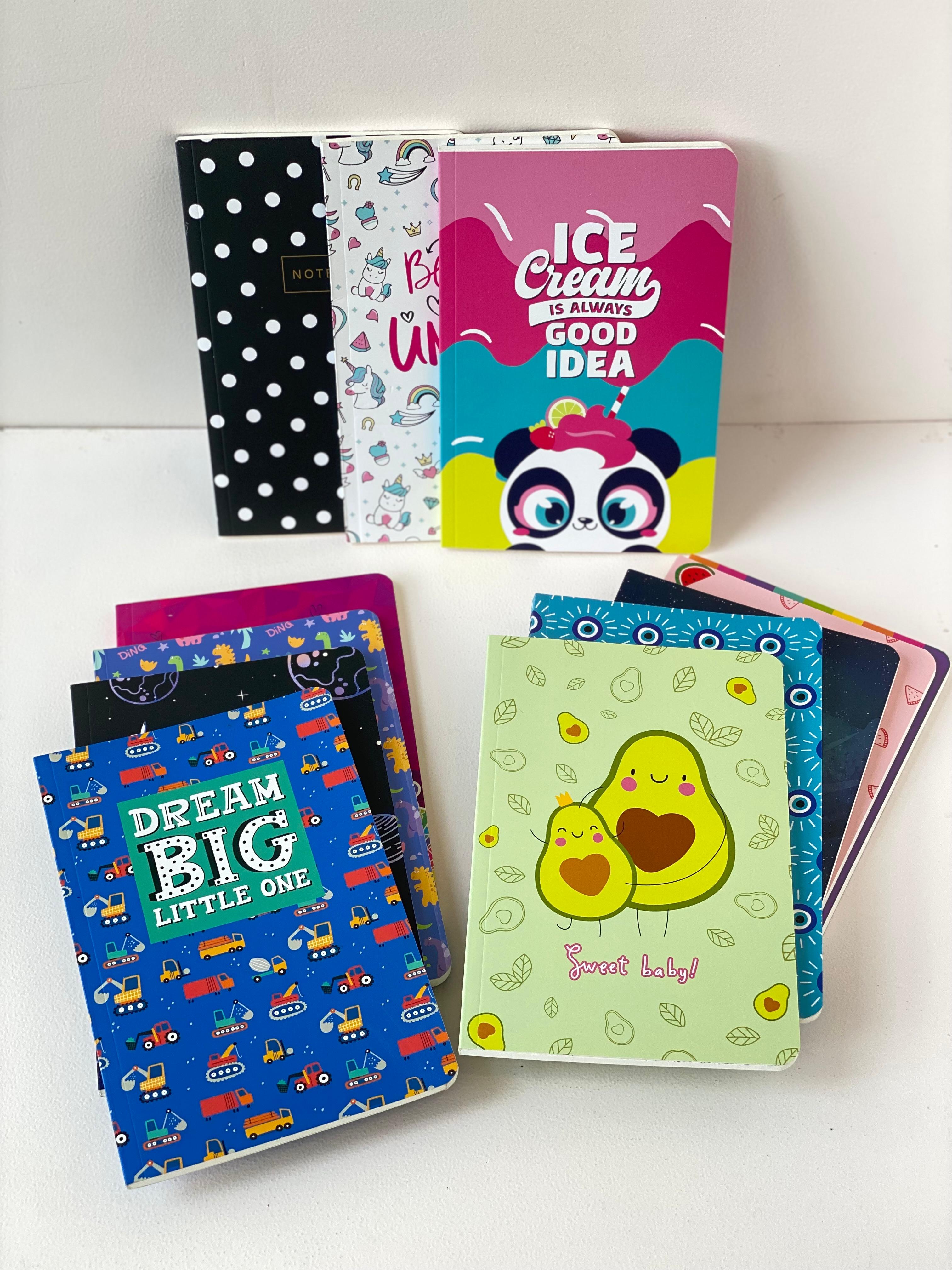 Cute Aesthetic Notebook – Cartoon & Motivational Journal for School, Office & Journaling