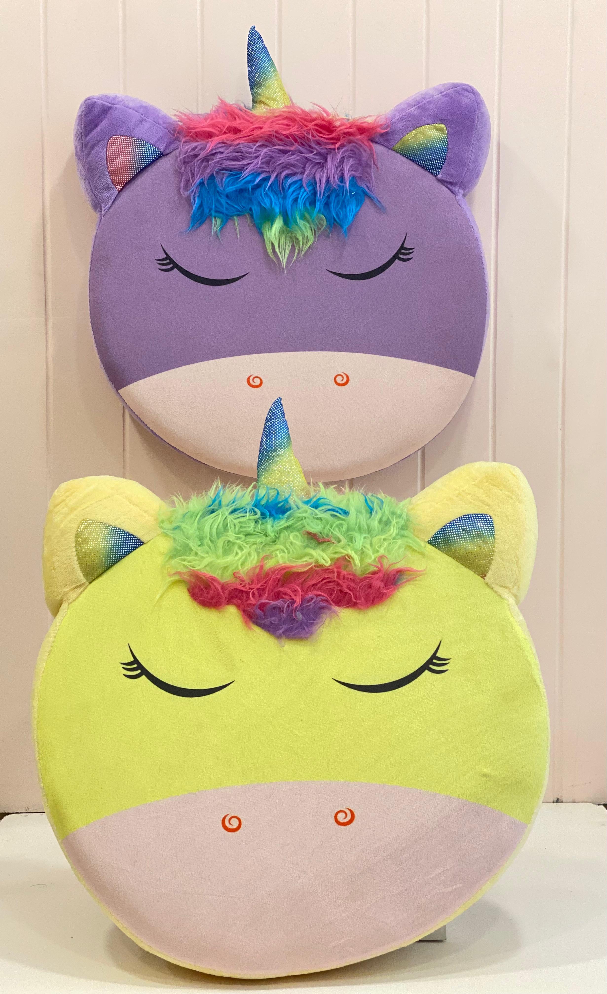 Cute Unicorn Plush Pillow Cushion – Soft Kawaii Decorative Pillow for Kids Room