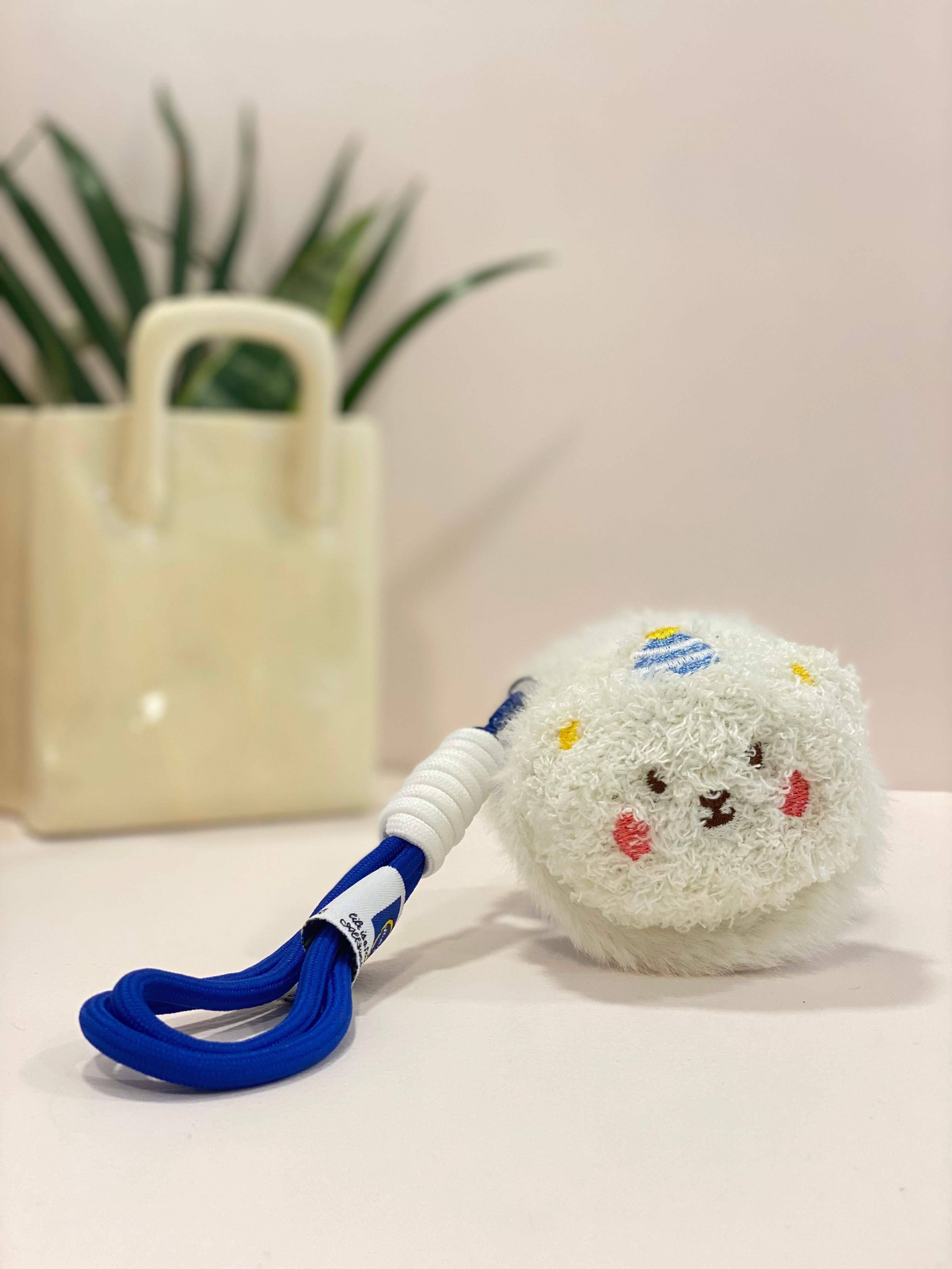 Cute Plush Bear Pocket Mirror Keychain – Fluffy Compact Makeup Mirror Bag Charm