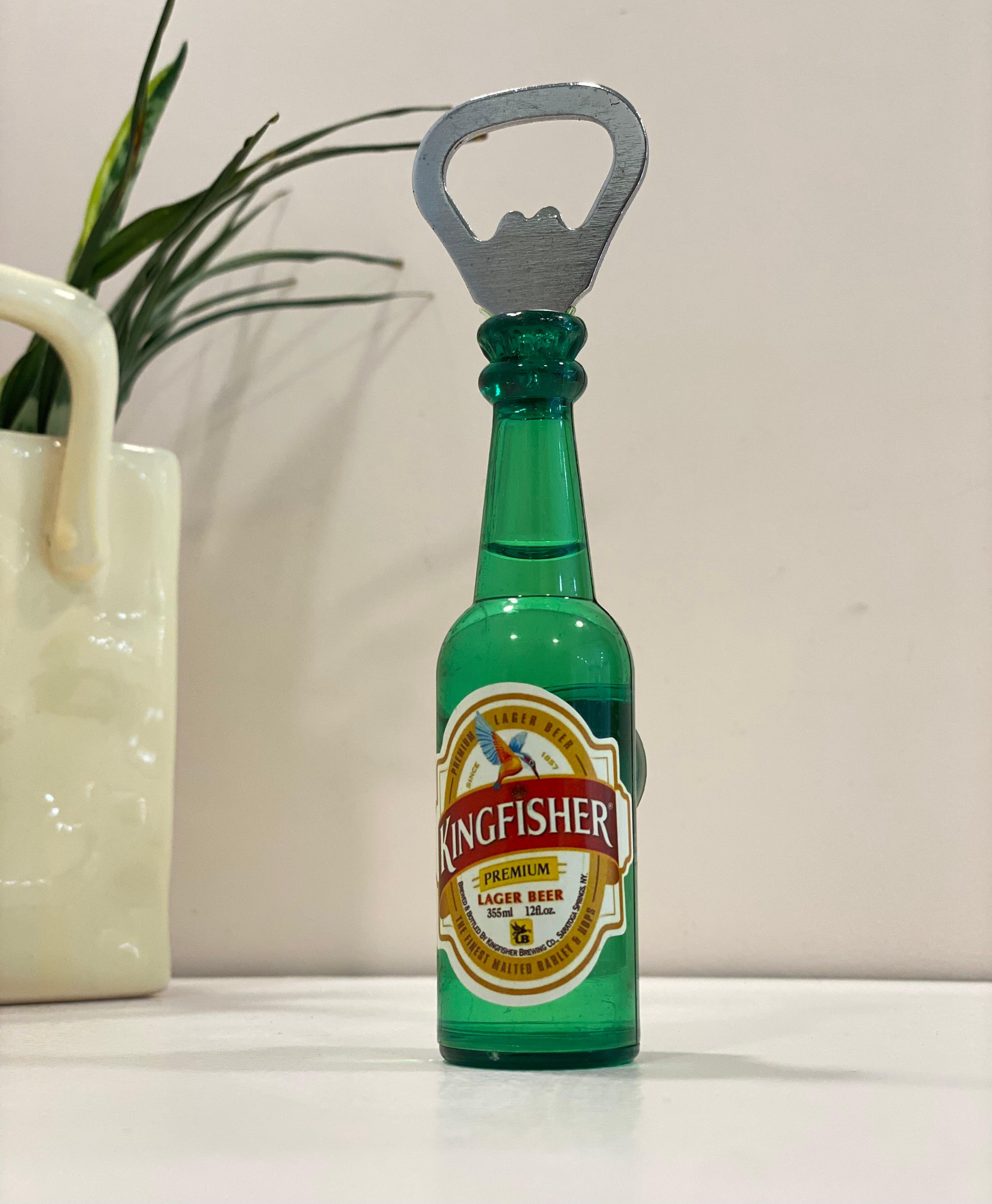 Bottle Shaped Fridge Magnet Bottle Opener – Mini Beer Bottle Magnetic Opener for Refrigerator