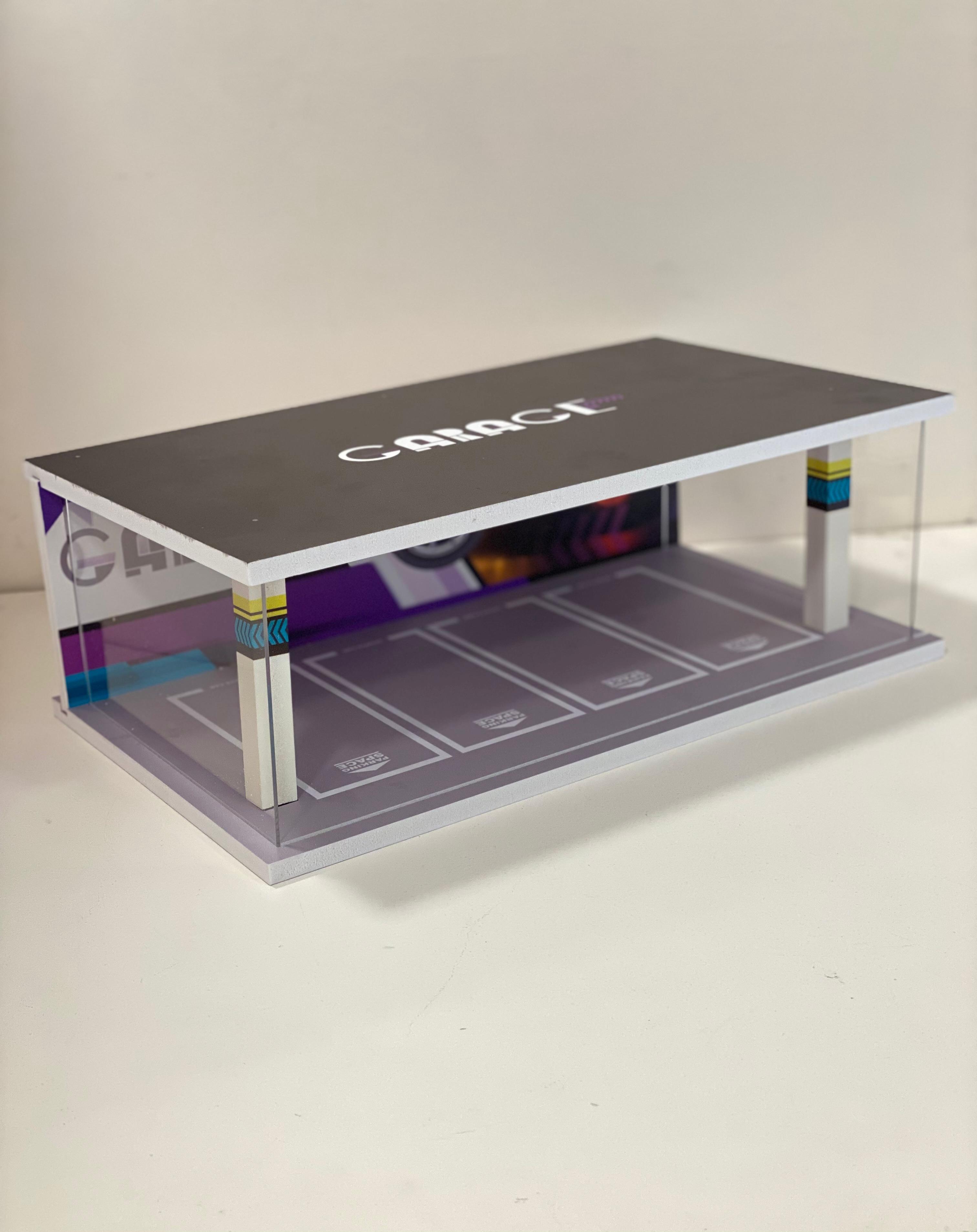 Minimalist Acrylic Scaled Parking Garage