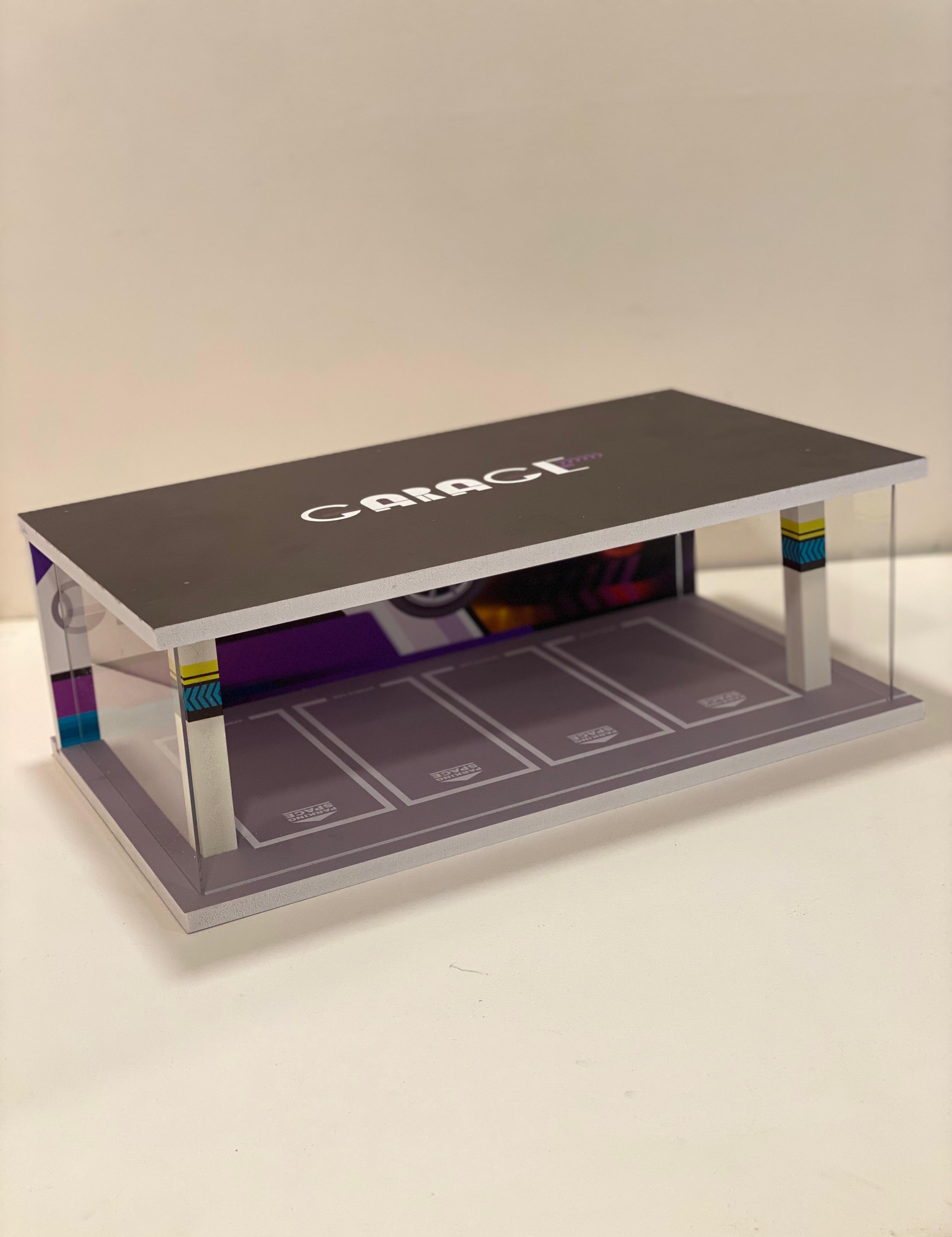 Minimalist Acrylic Scaled Parking Garage