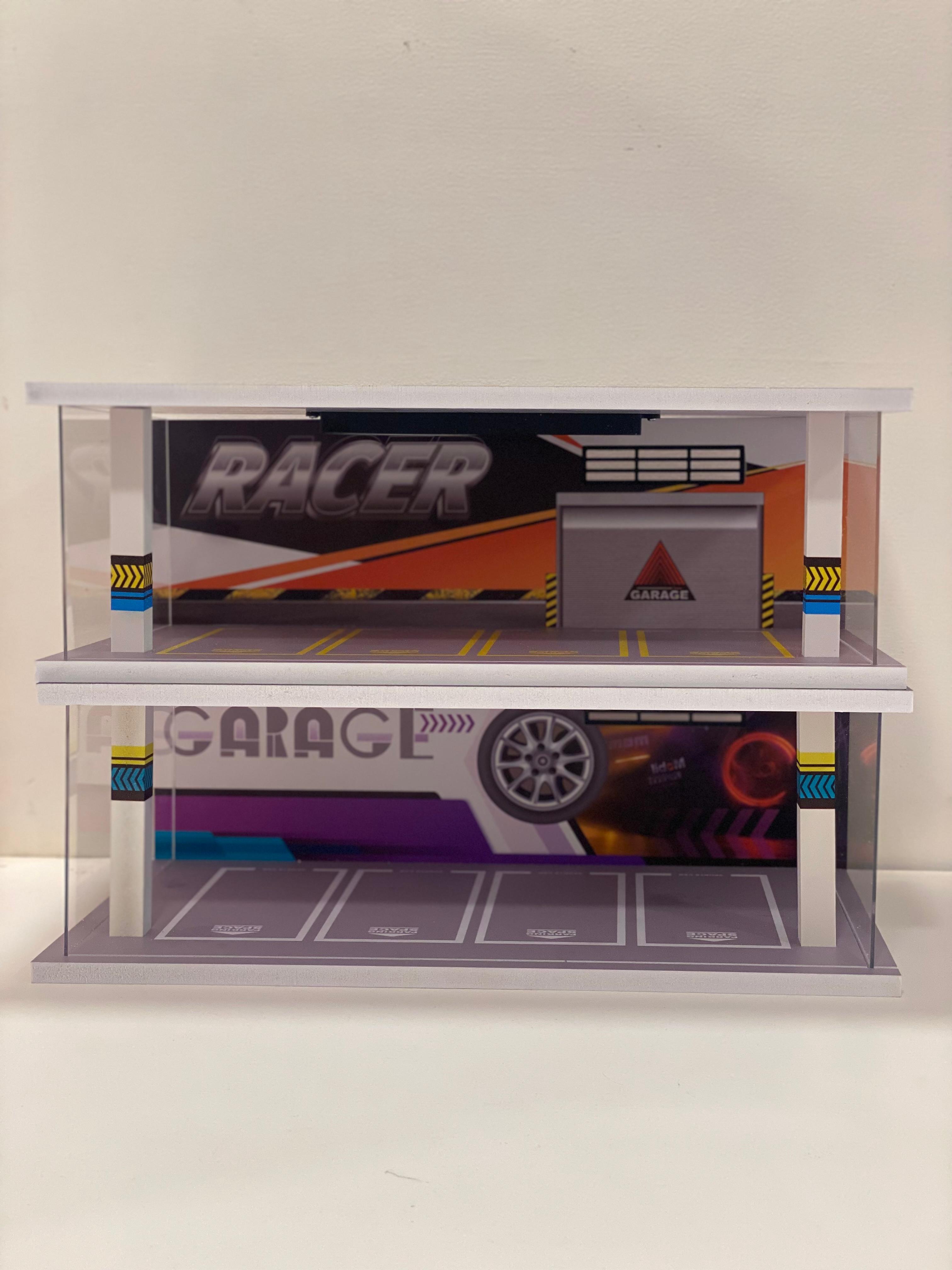 Minimalist Acrylic Scaled Parking Garage