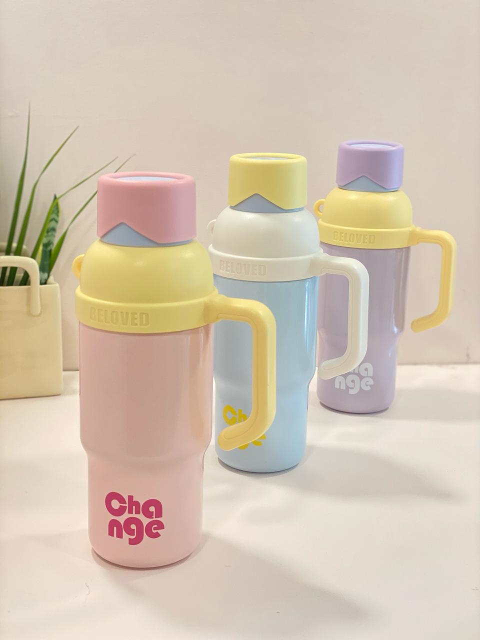 Pastel Matte Insulated Tumbler Flask
