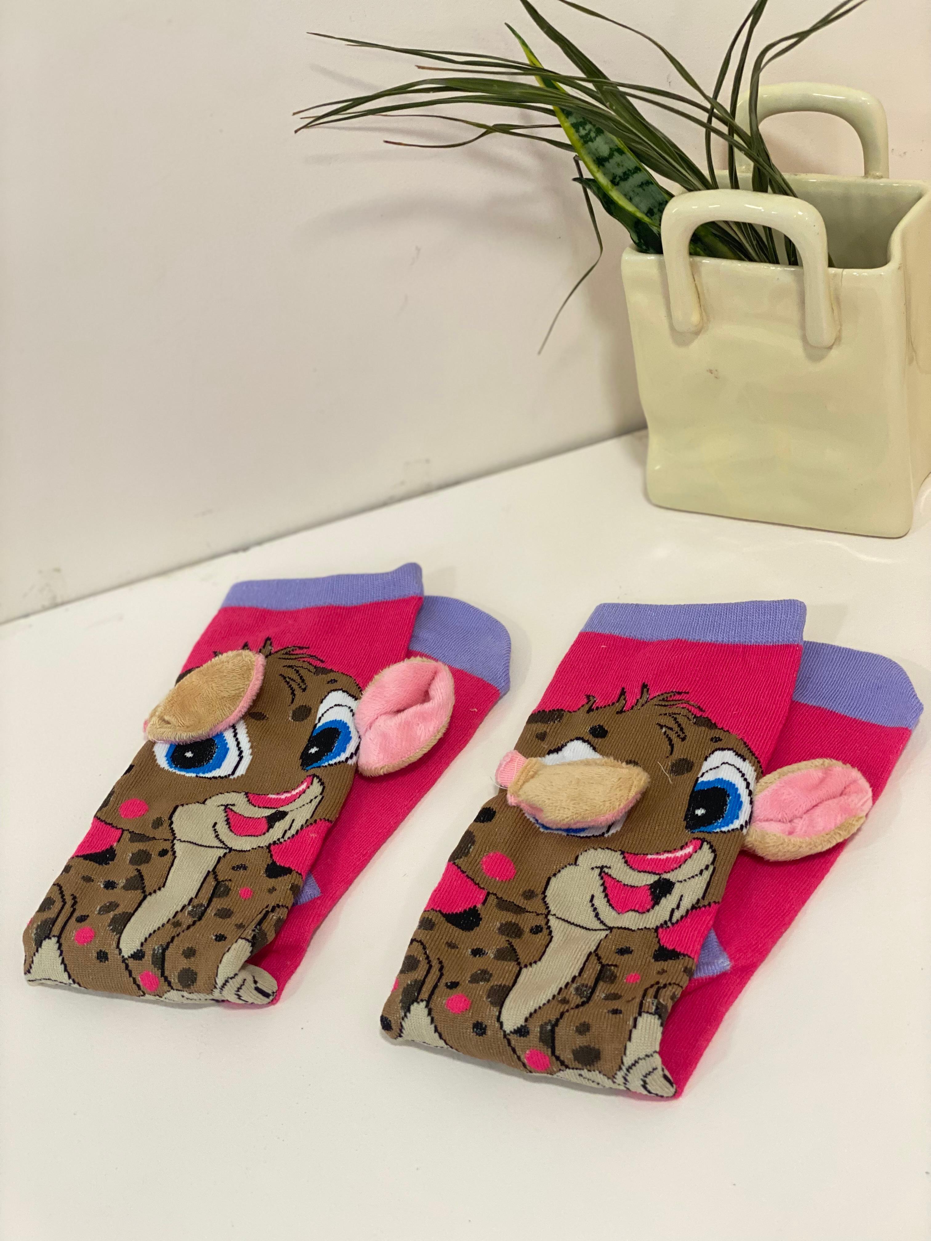 3D Dimensional Character Knee-High Socks