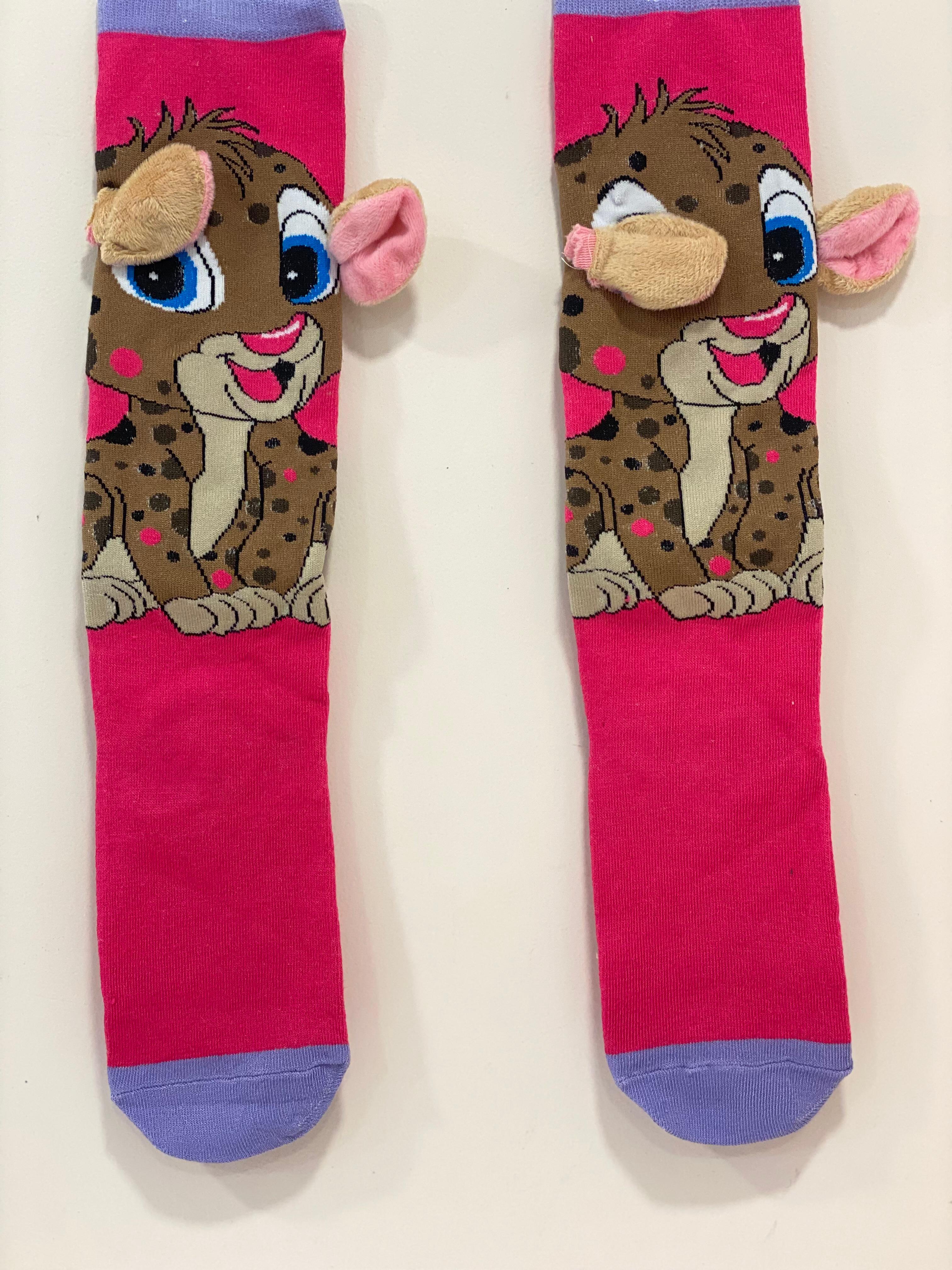 3D Dimensional Character Knee-High Socks