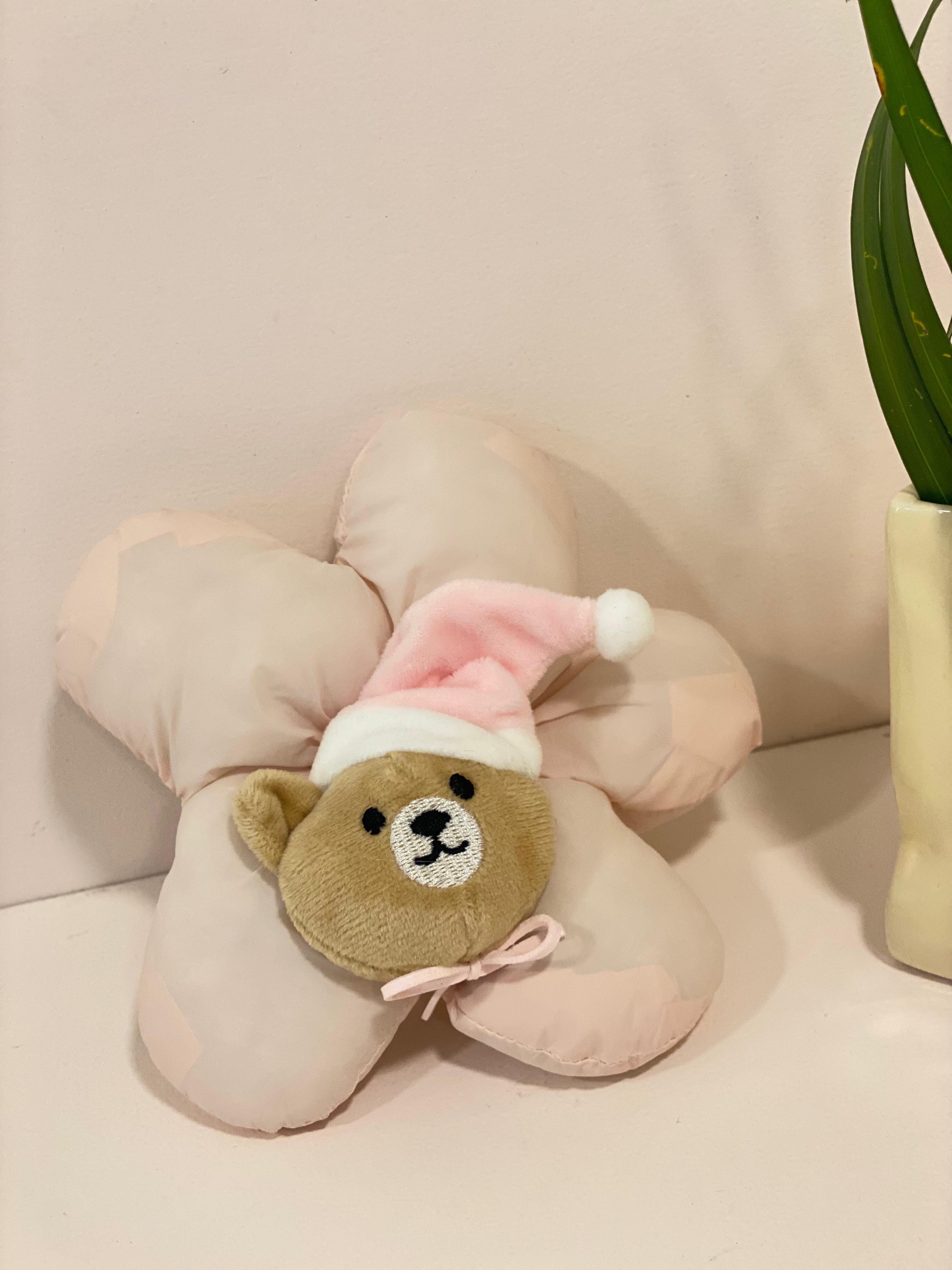 Oversized Stuffed Flower Character Scrunchie