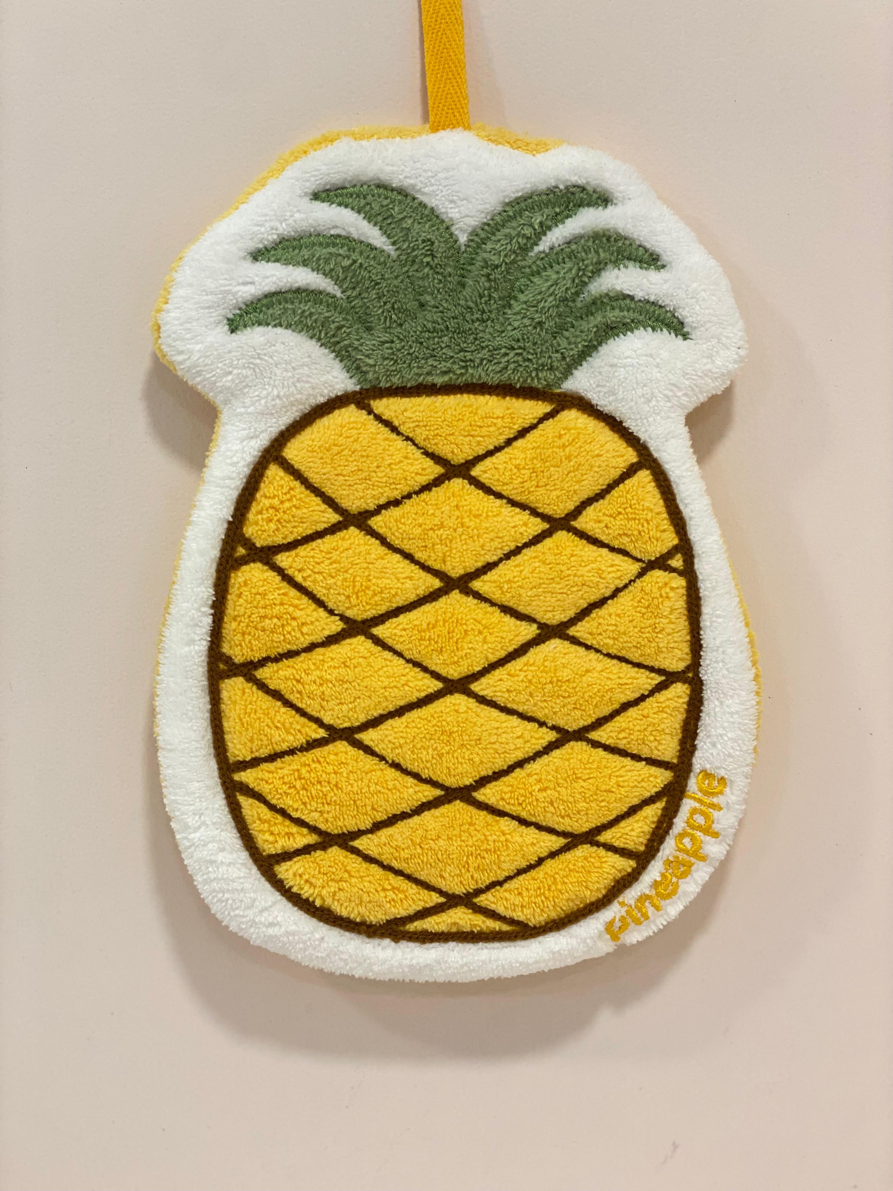 Quirky Food & Flora Tufted Hanging Hand Towels