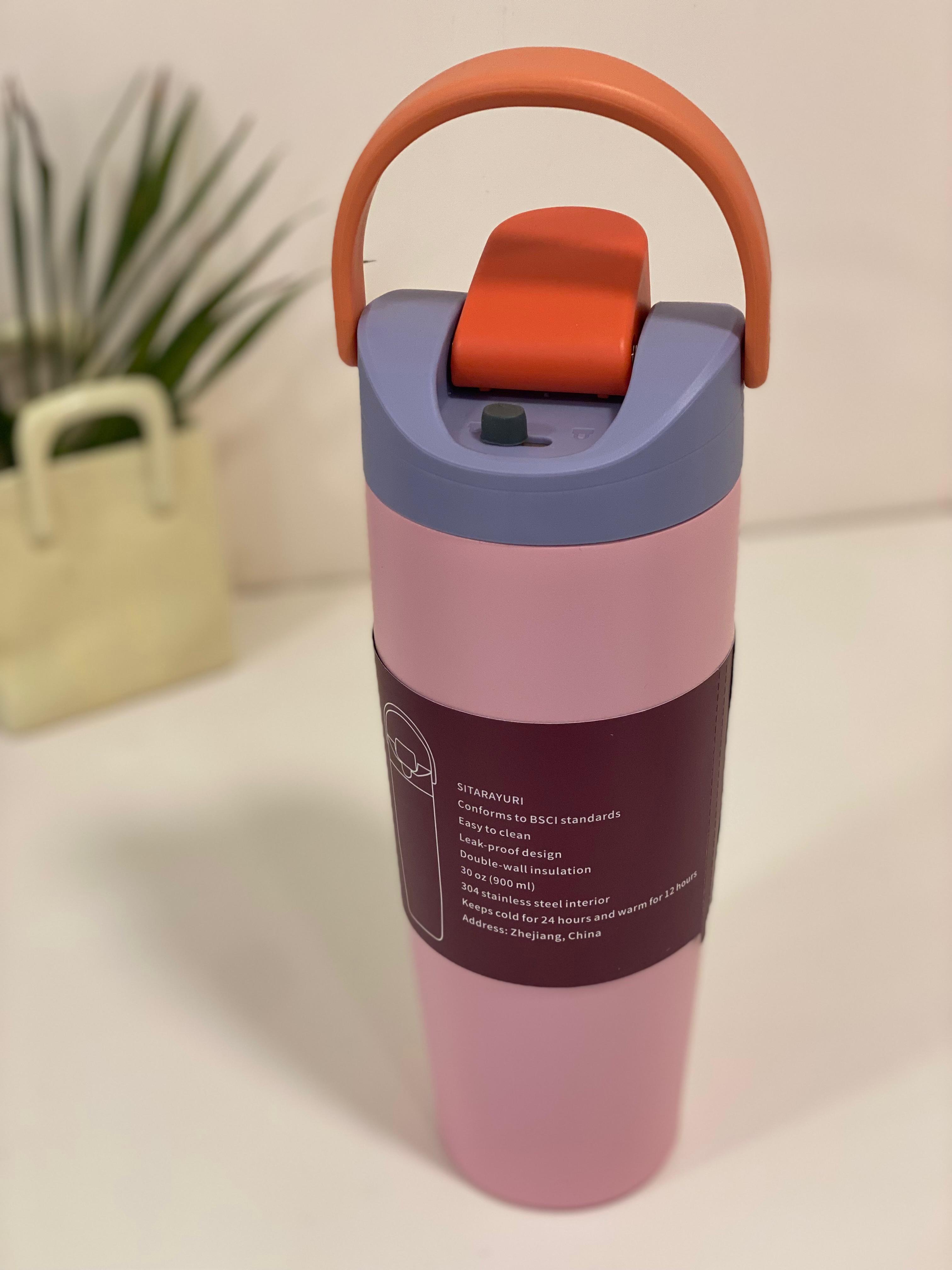 Sitarayuri Double-Wall Insulated Travel Tumbler