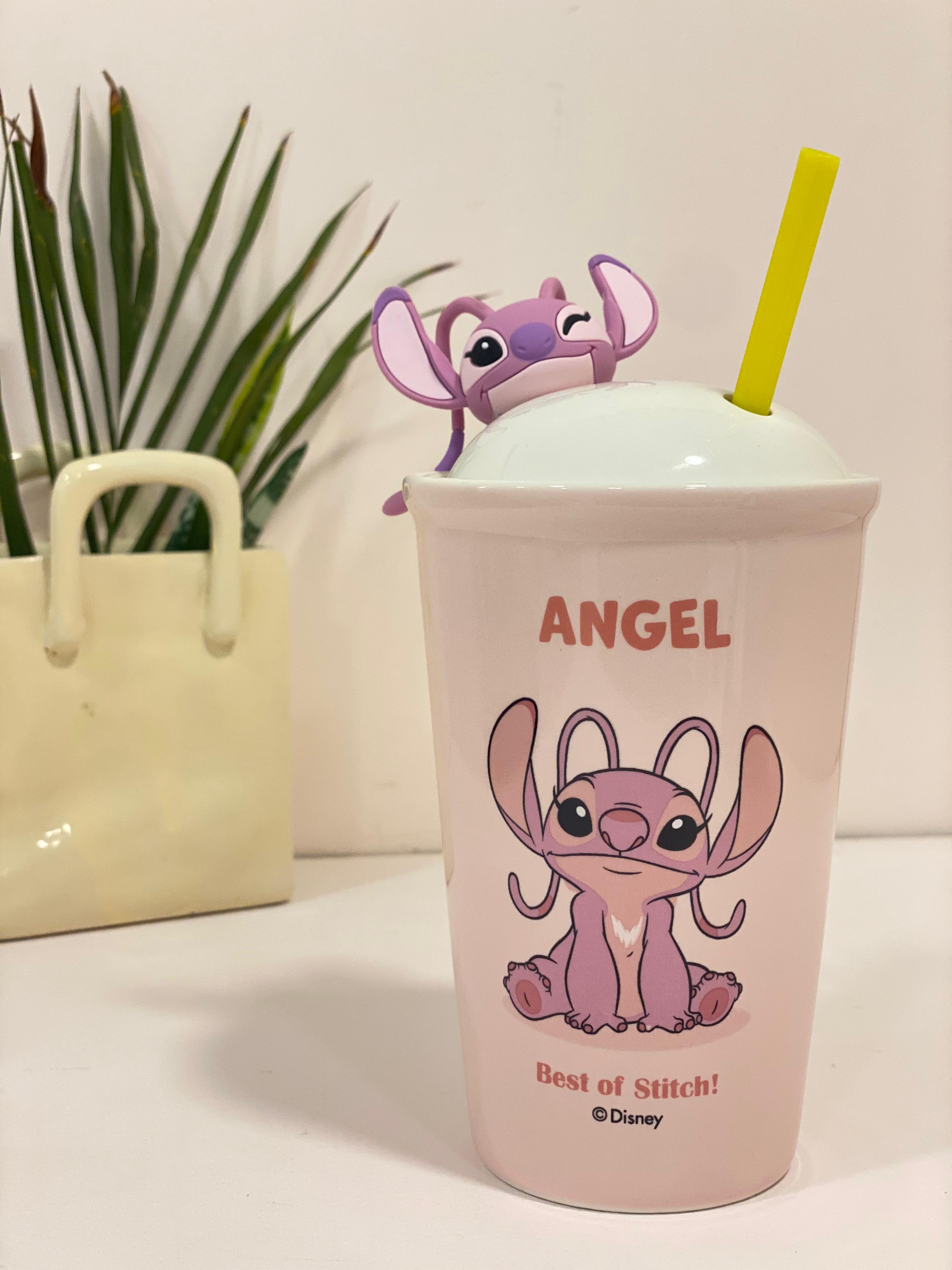 Disney Lilo & Stitch Ceramic Tumbler with 3D Character Lid