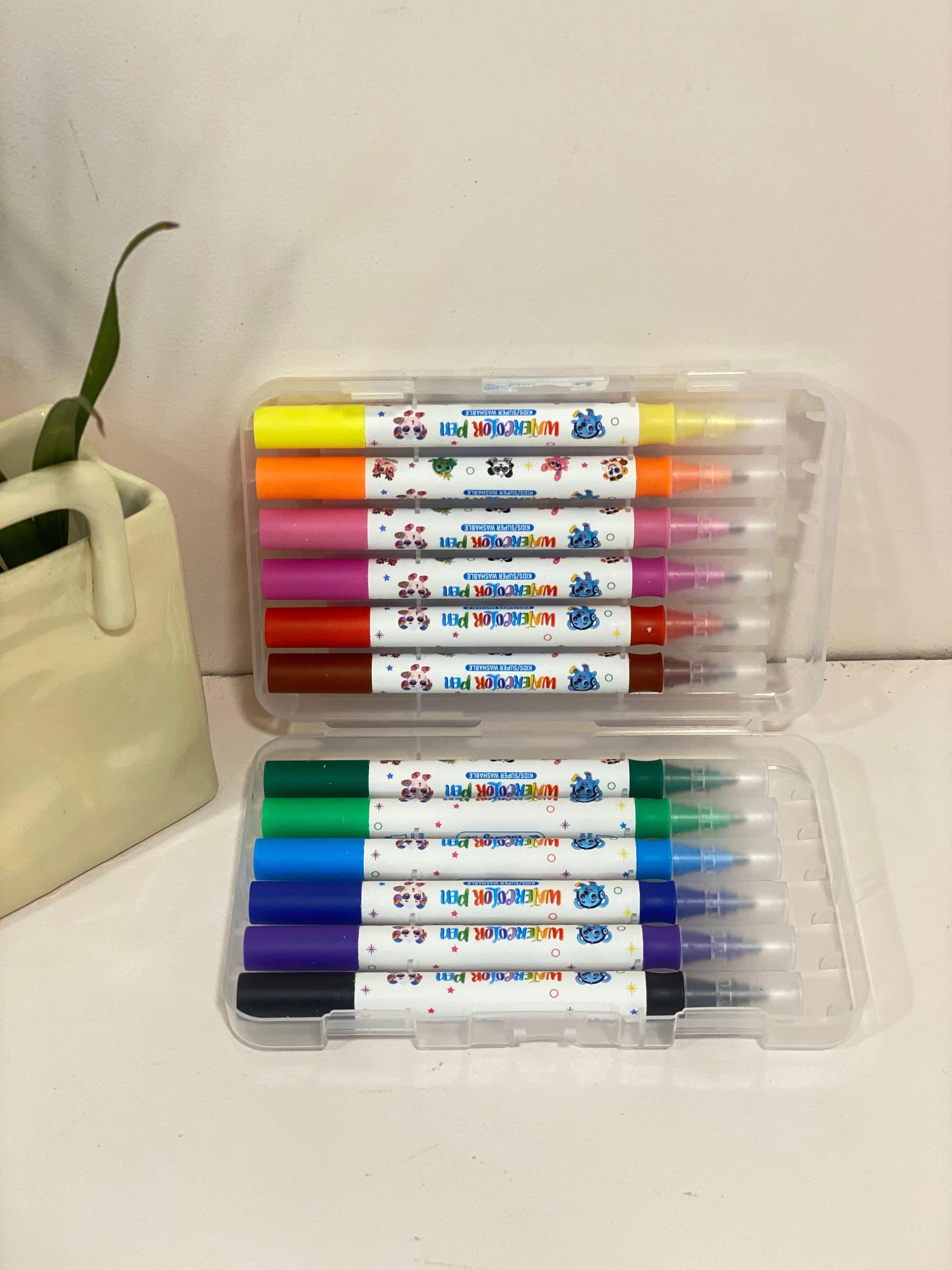 Super Washable Watercolor Pen Set (12-Piece)