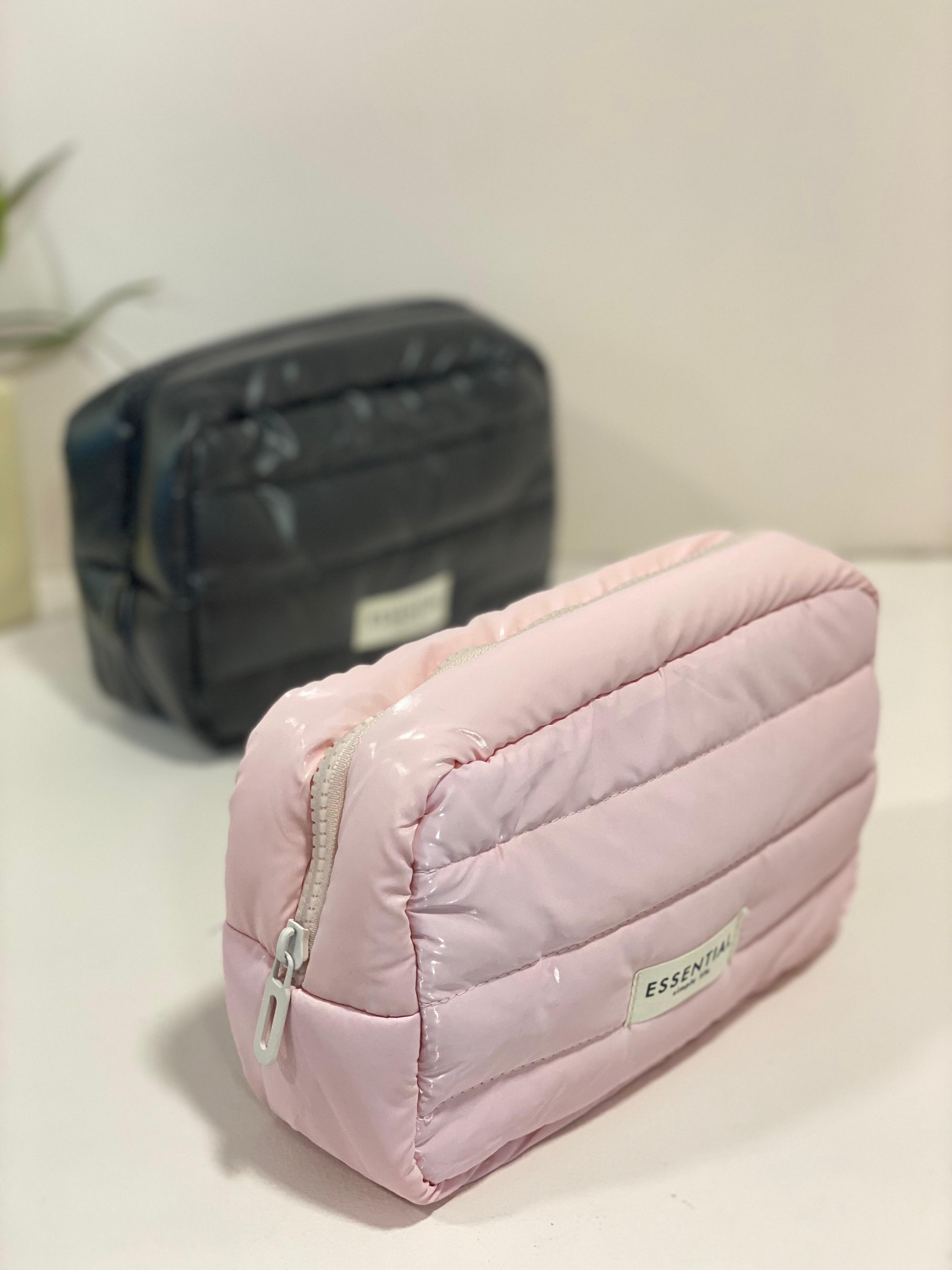 Puffer Quilted Makeup & Toiletry Pouch