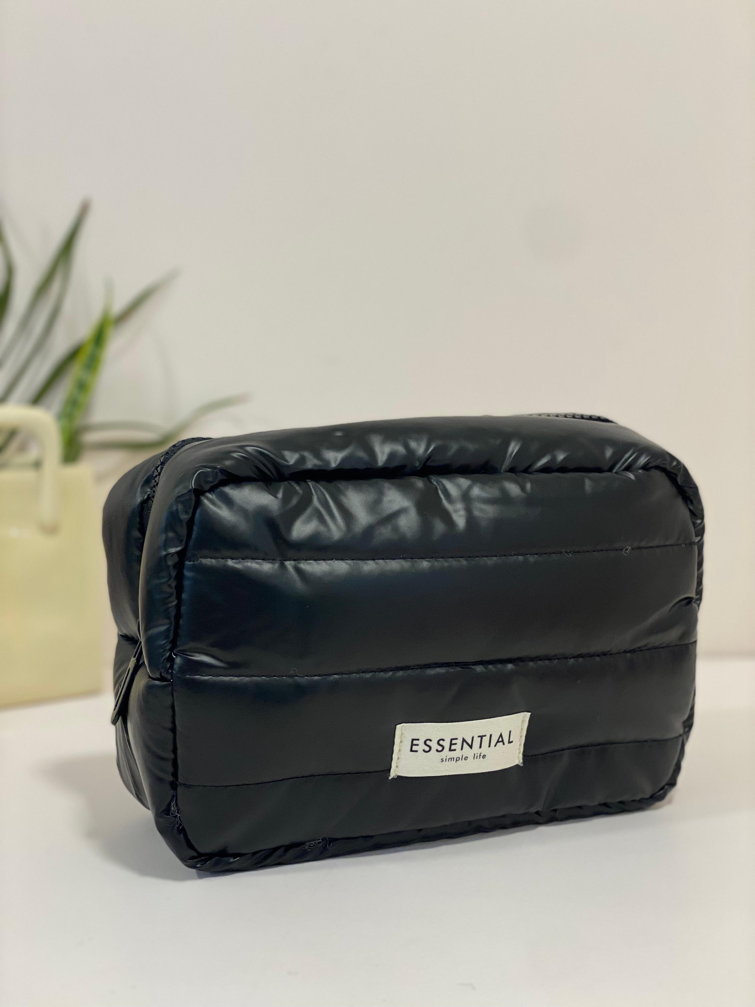 Puffer Quilted Makeup & Toiletry Pouch