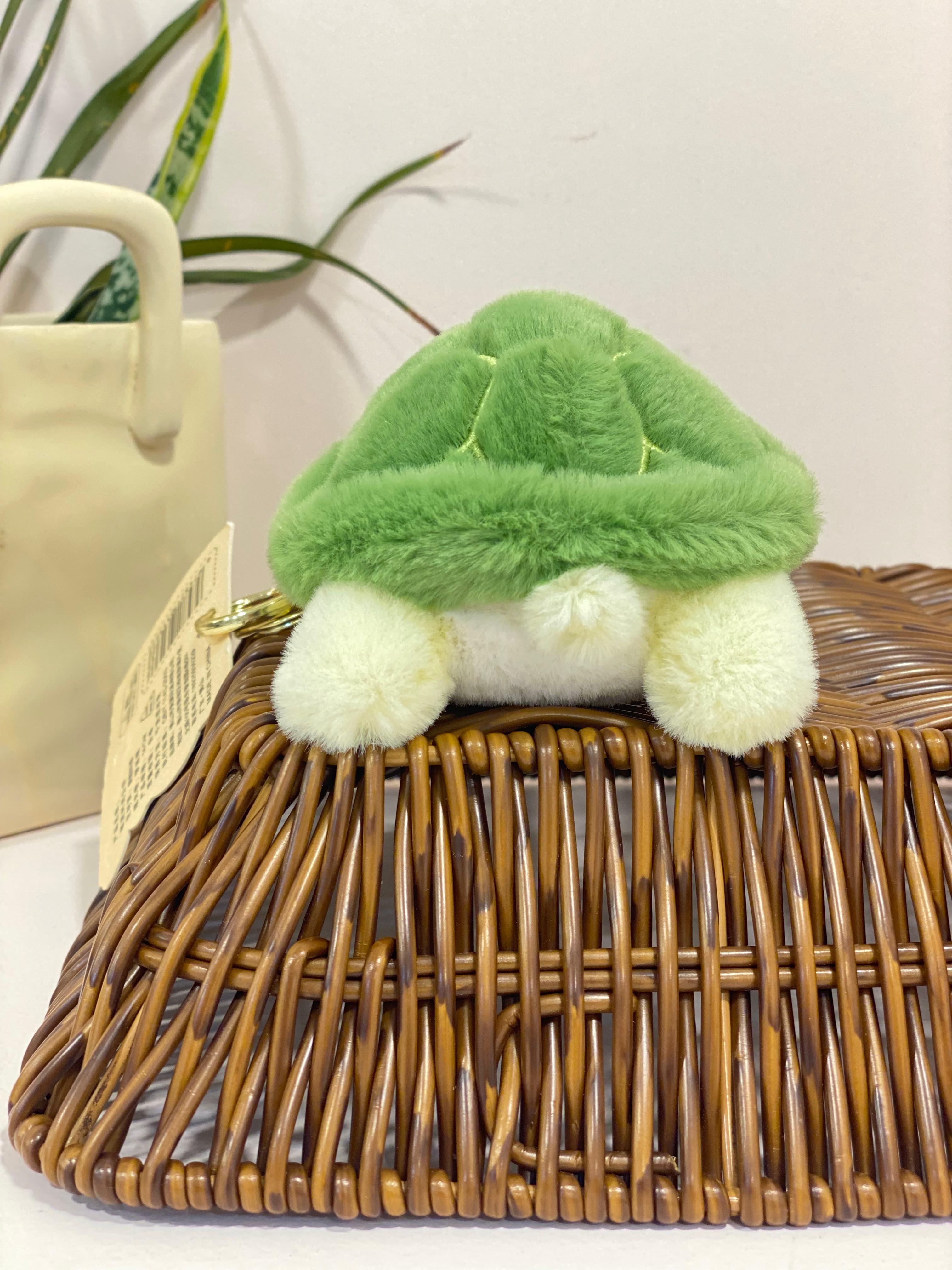 Plush Sea Turtle Keychain Charm