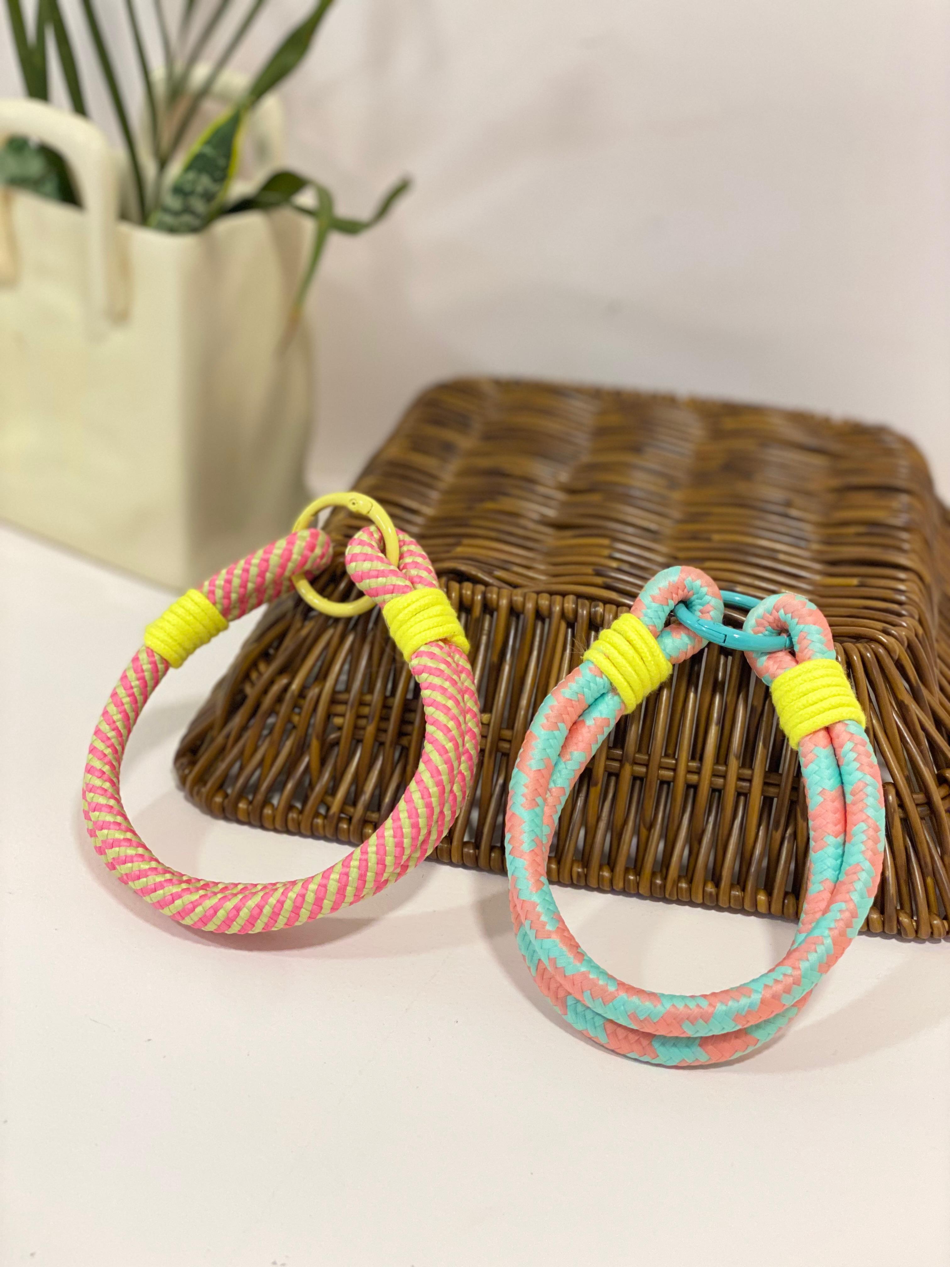 Braided Climbing Rope Phone Wristlet Strap