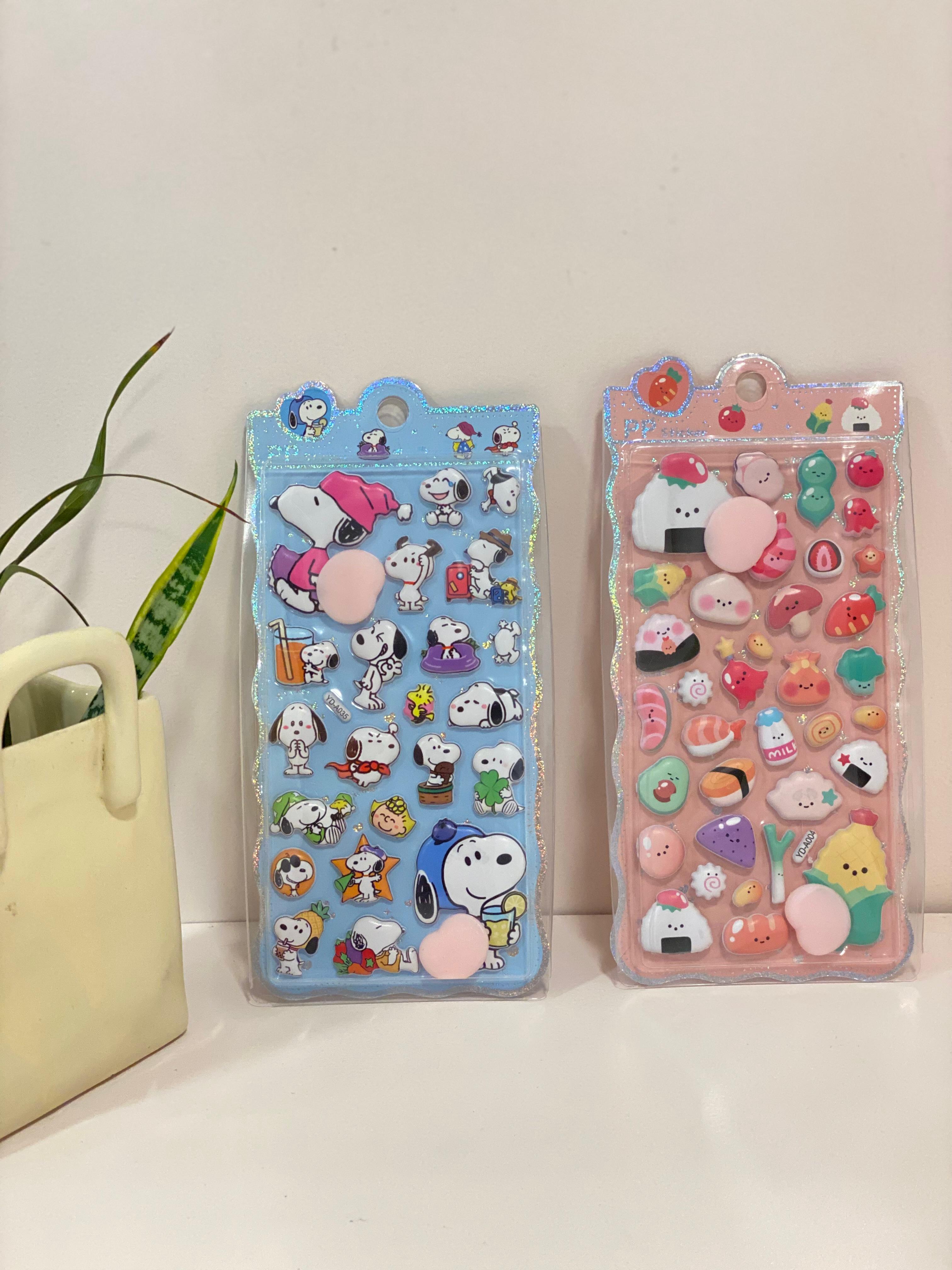 Kawaii 3D Puffy Foam Sticker Sheets