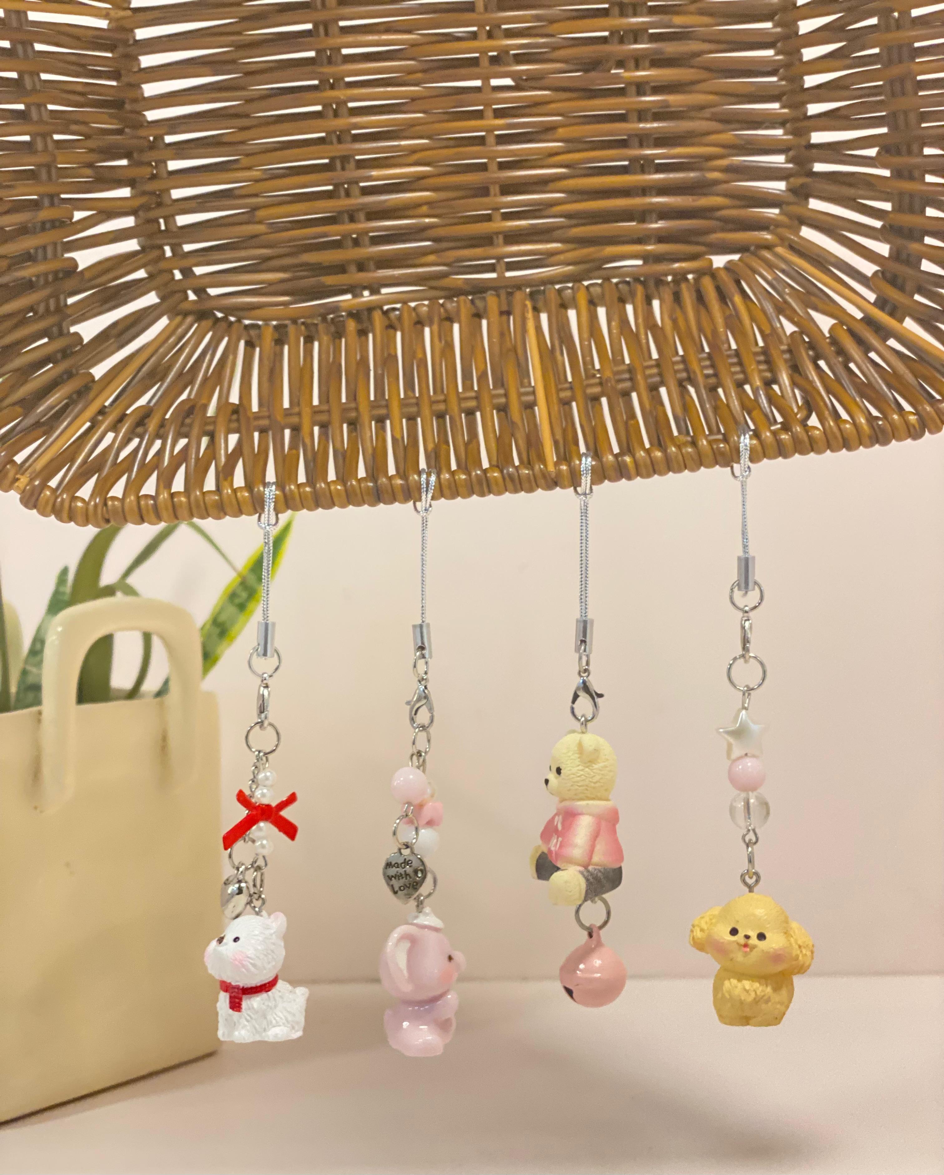 Beaded Animal Mobile Phone Charm