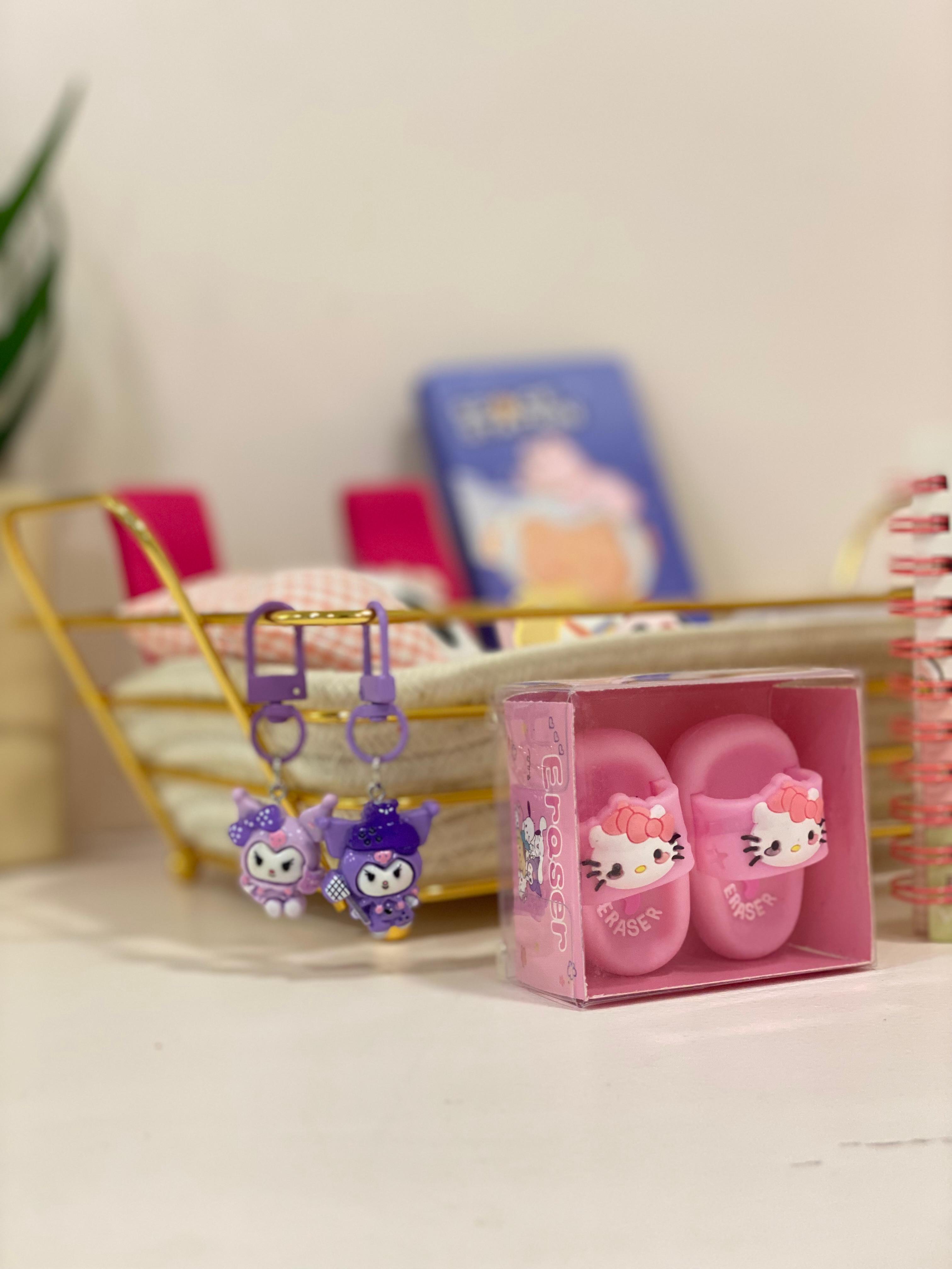 Kawaii Woven Basket Vanity & Stationery Gift Hamper
