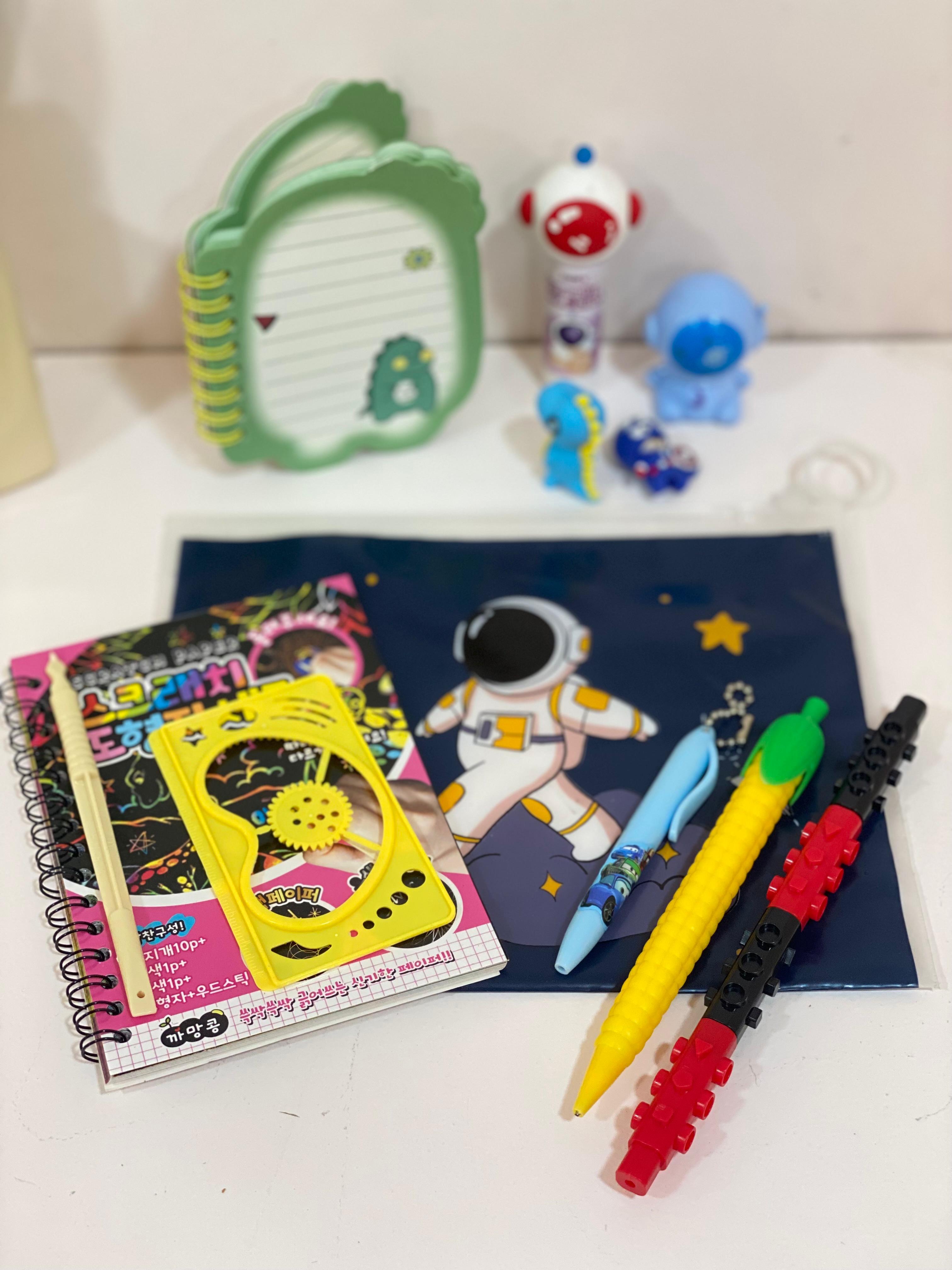 Space Explorer & Dinosaur Activity Stationery Bundle