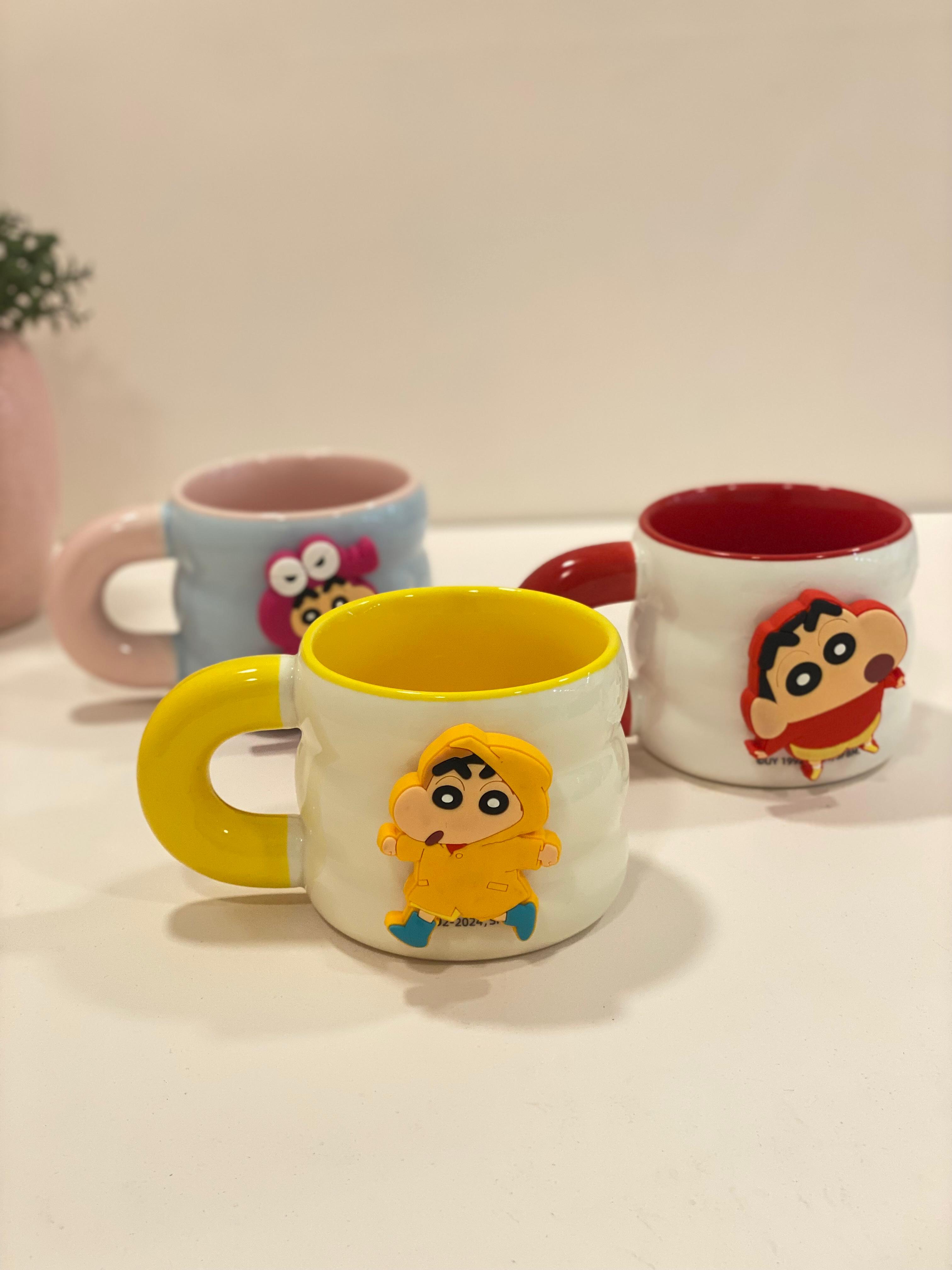 Shinchan Magnetic Mug – Cute Removable Character Coffee Cup for Kids & Adults