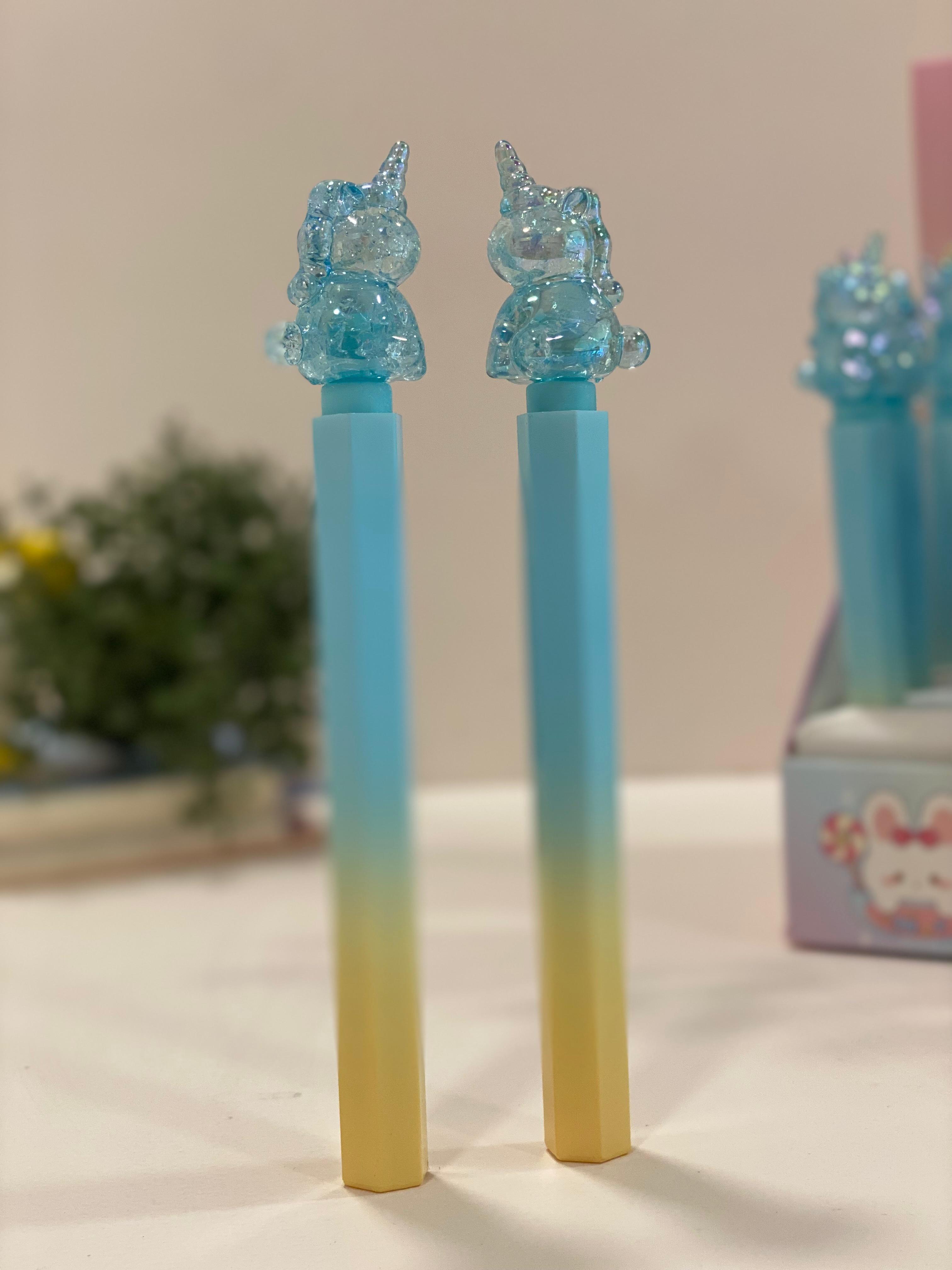 Cute Crystal Unicorn Gel Pen – Smooth Writing Kawaii Stationery for School & Office