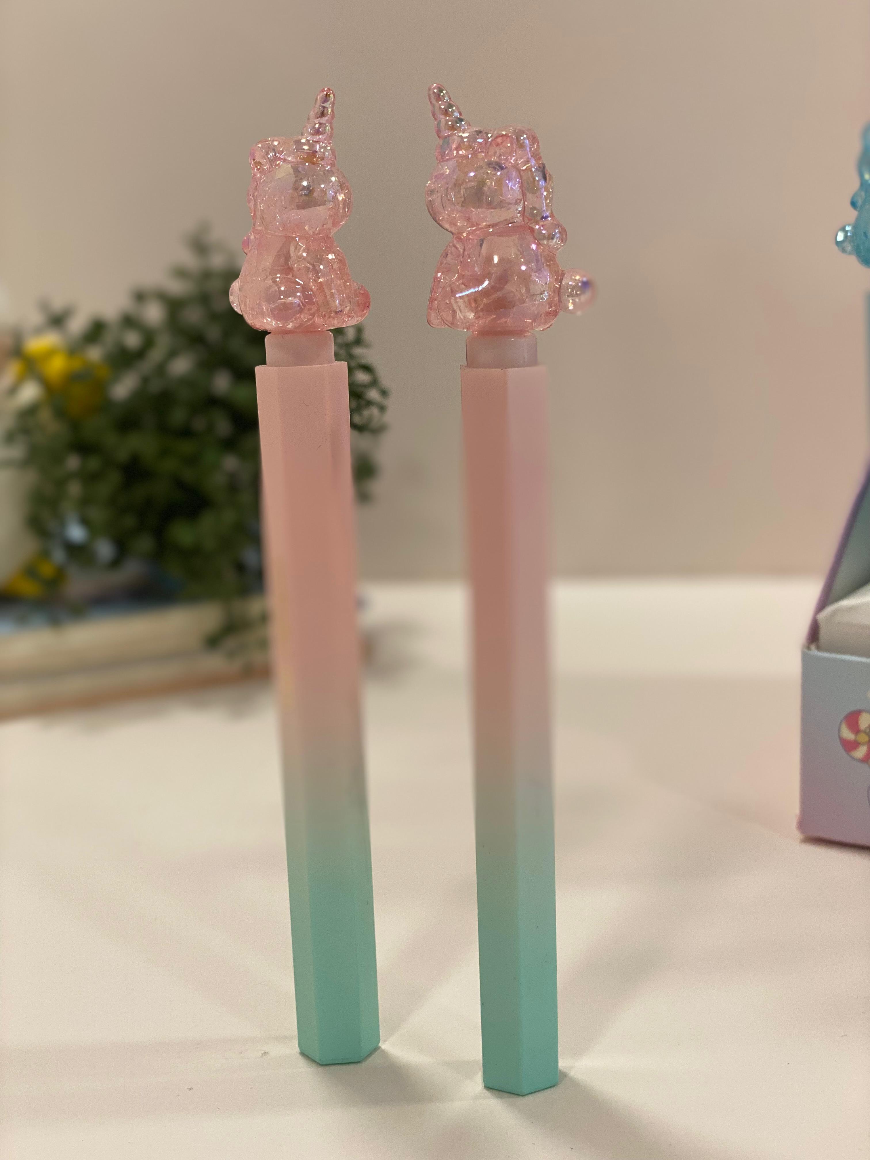 Cute Crystal Unicorn Gel Pen – Smooth Writing Kawaii Stationery for School & Office