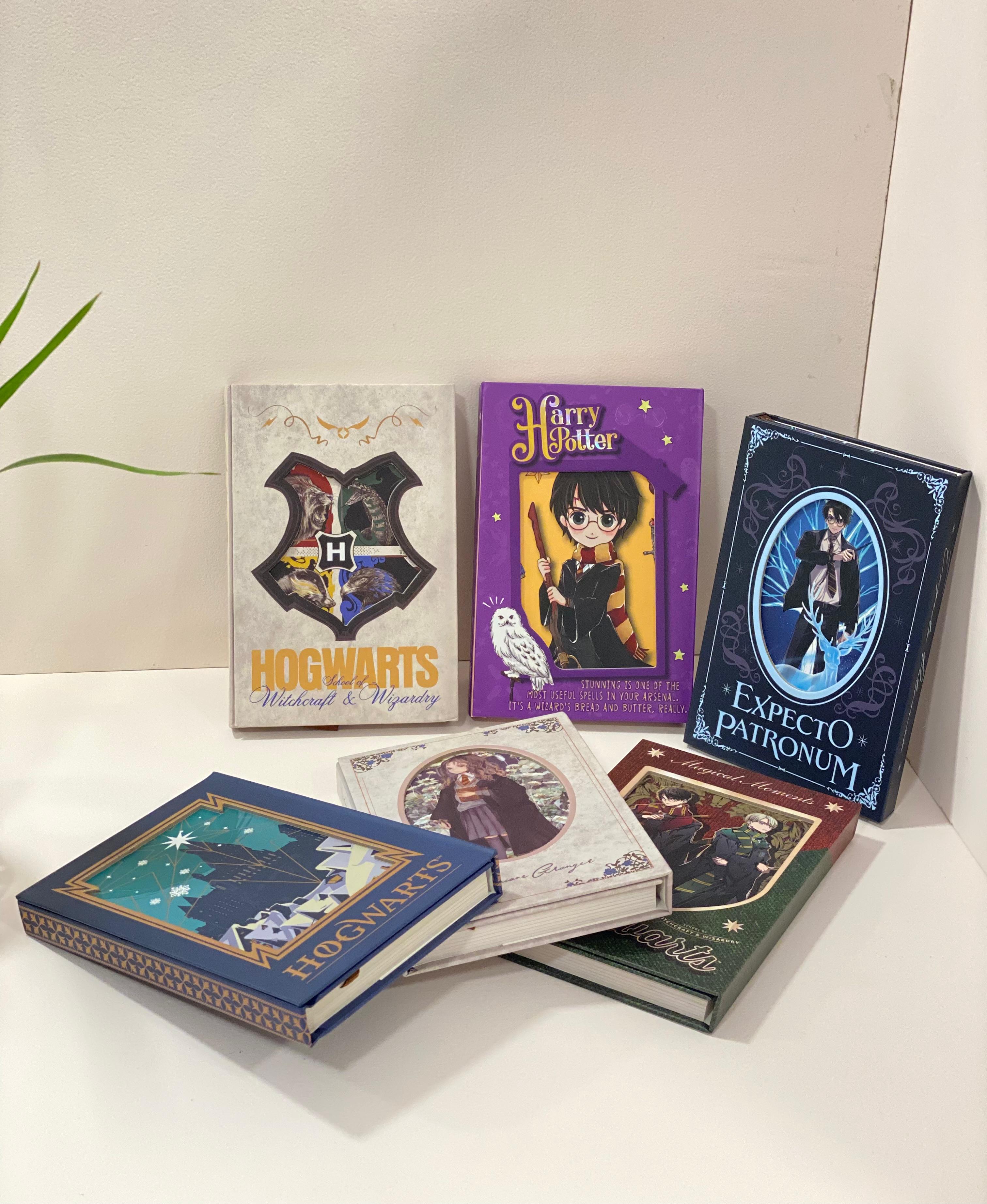 Harry Potter Themed Hardcover Notebook & Planner Diary – Hogwarts Magical Journal Gift Set