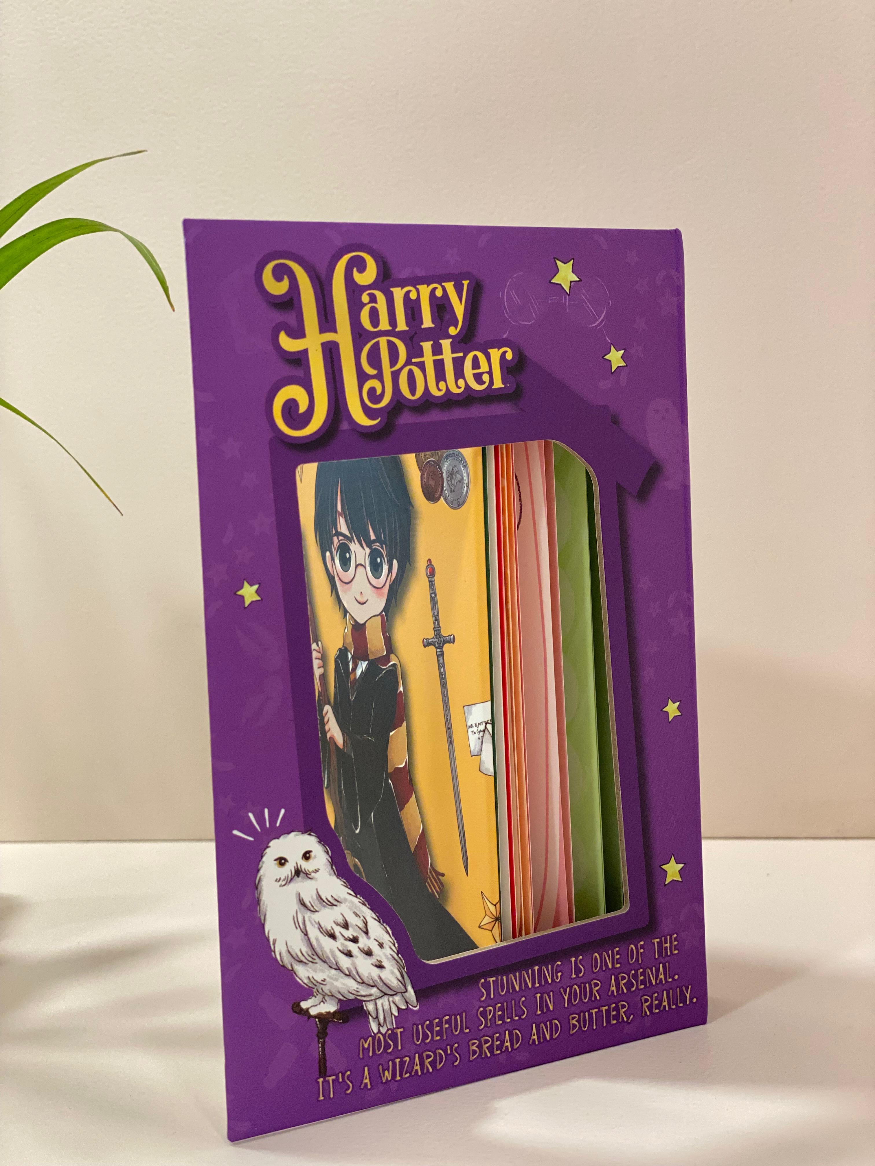 Harry Potter Themed Hardcover Notebook & Planner Diary – Hogwarts Magical Journal Gift Set
