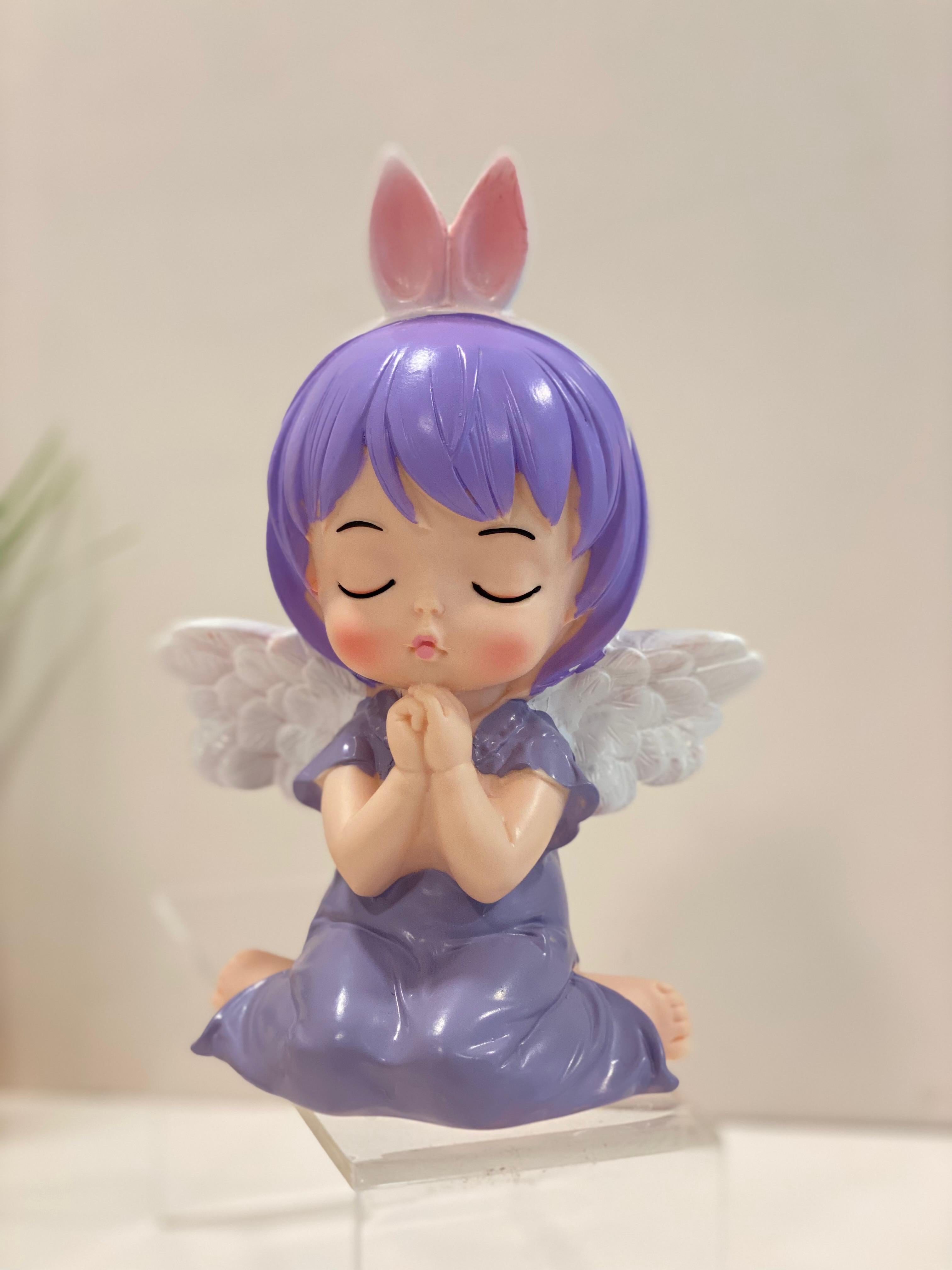 Cute Angel Coin Bank for Kids – Decorative Resin Piggy Bank | Baby Angel Money Saving Box